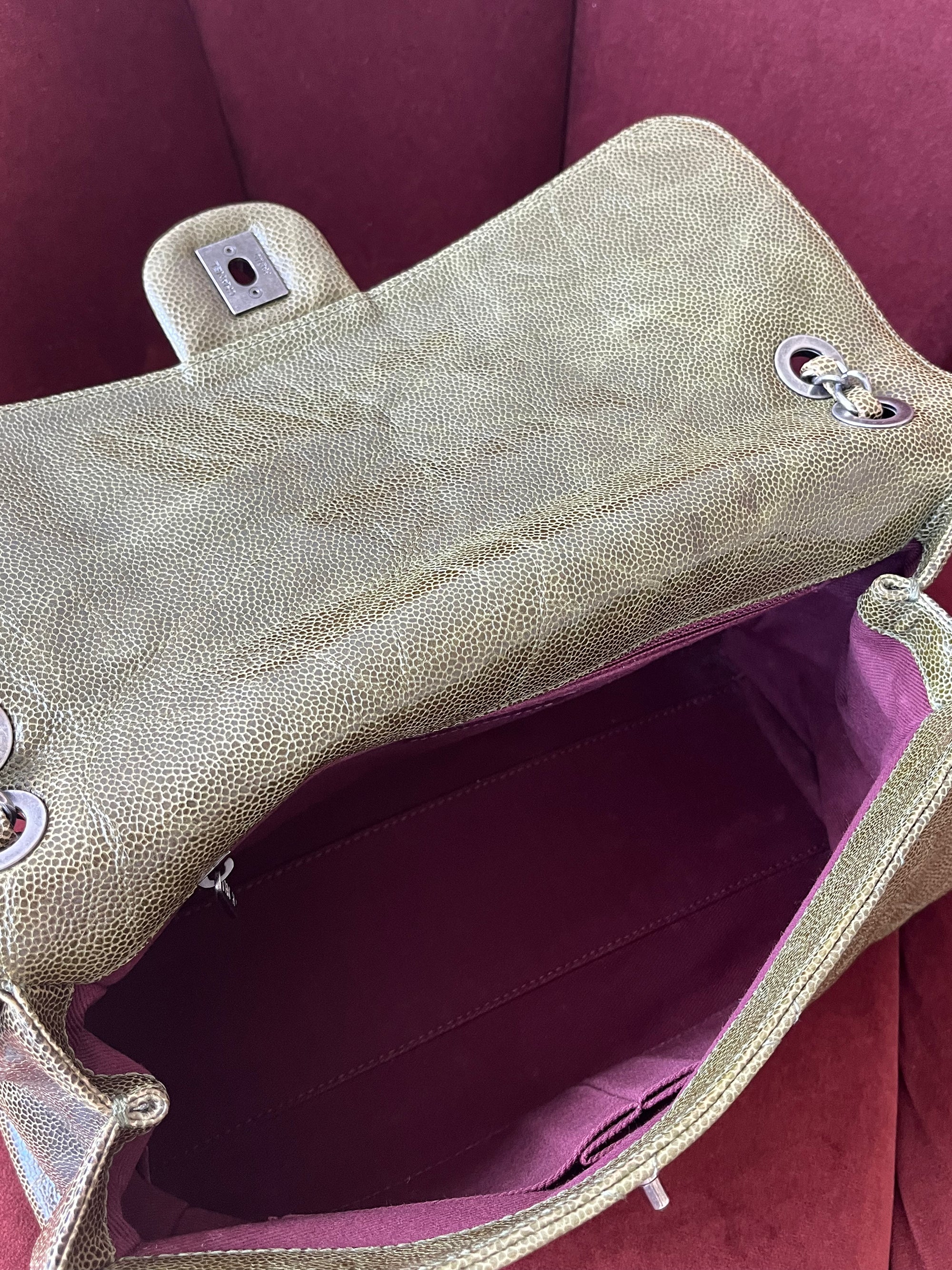 Chanel Paris-Edinburgh Crumpled Crave Jumbo Flap (2012)