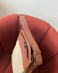 Hermès Limited Edition So Kelly 26 In Étrusque Ostrich & Toile (2012)