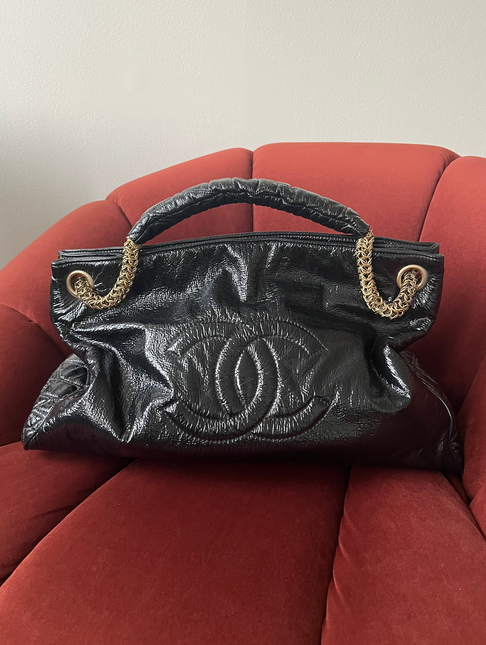 Chanel Rodeo Drive Patent Leather Hobo (2008)
