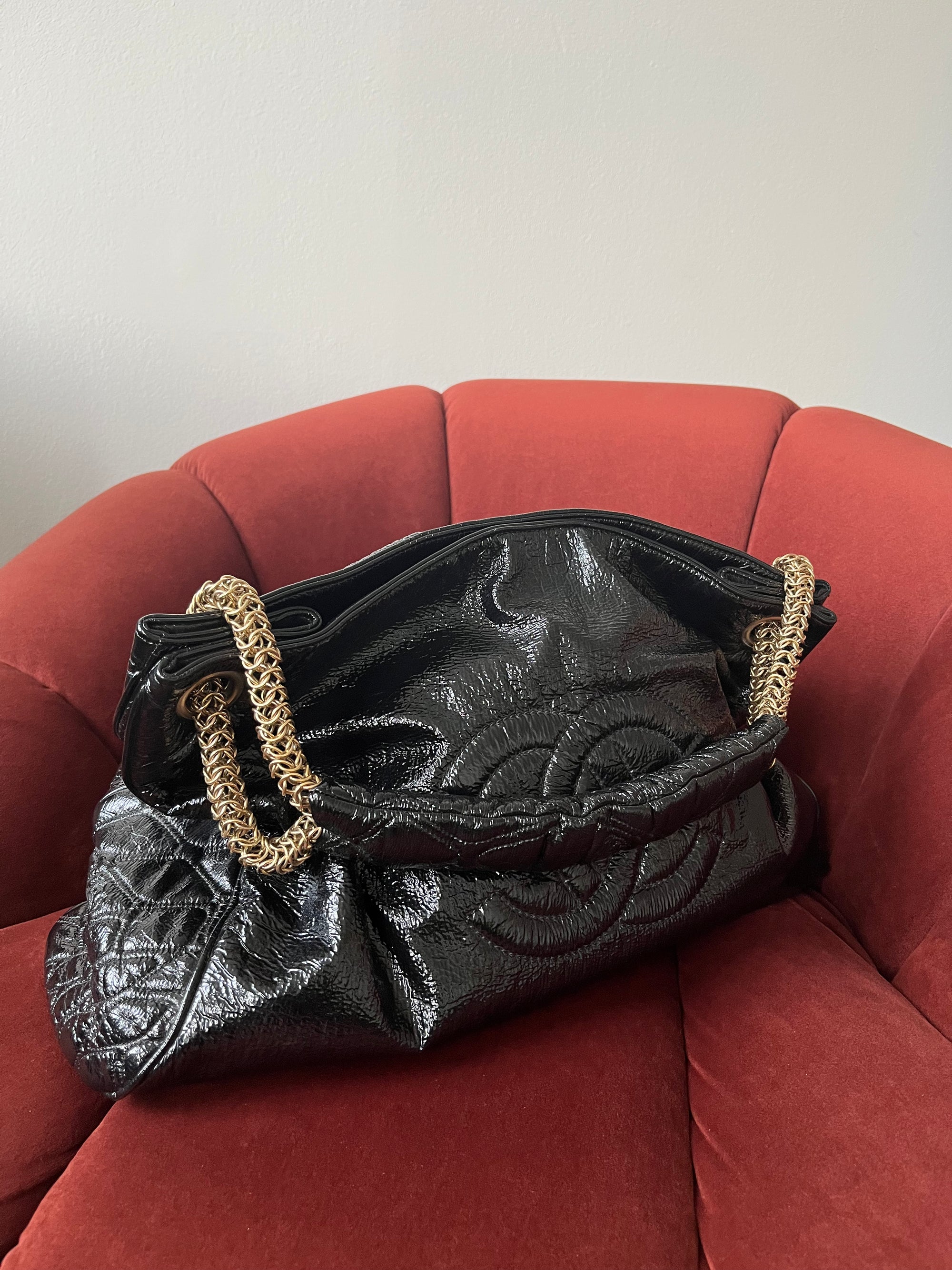 Chanel Rodeo Drive Patent Leather Hobo (2008)