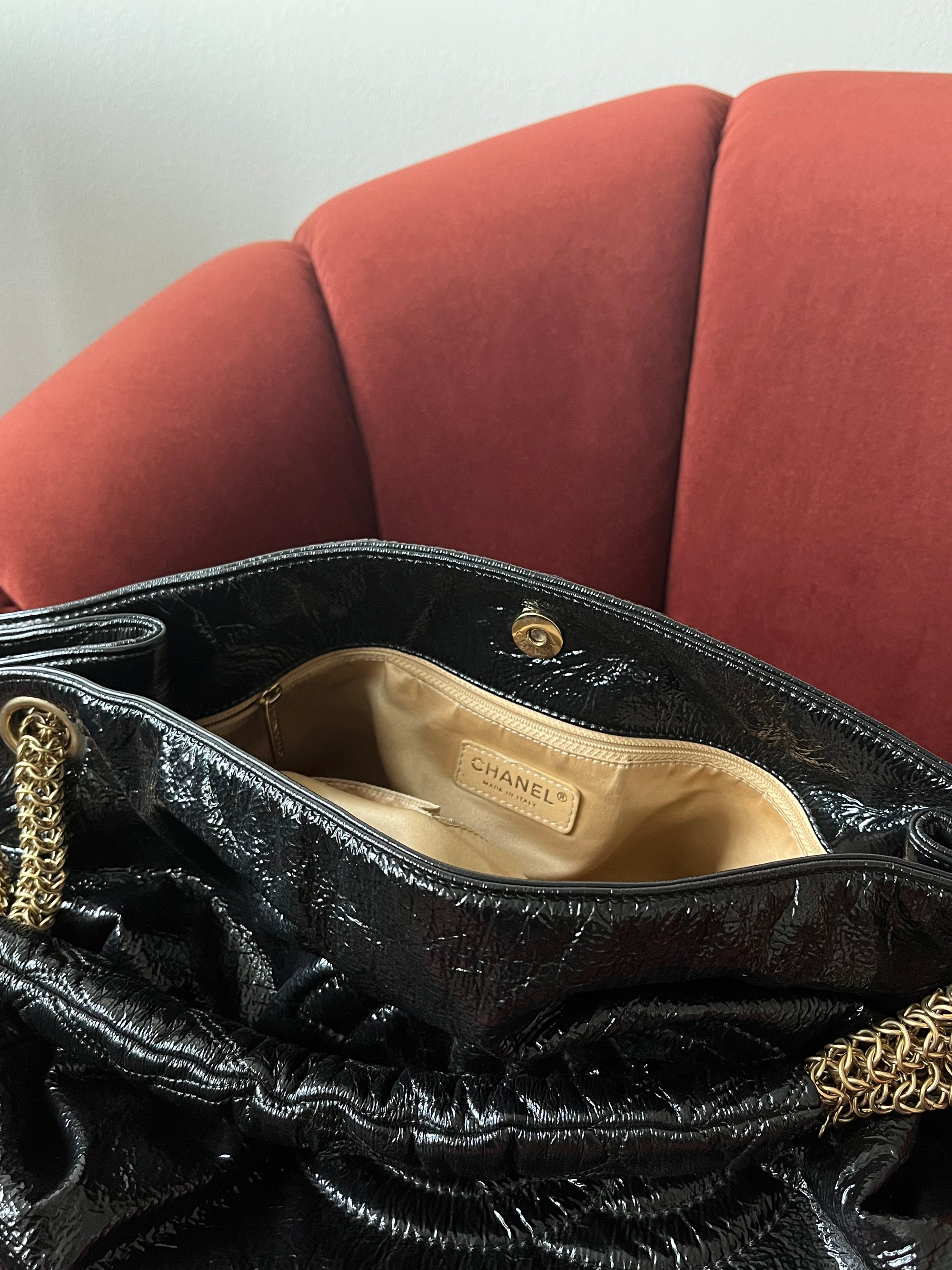 Chanel Rodeo Drive Patent Leather Hobo (2008)