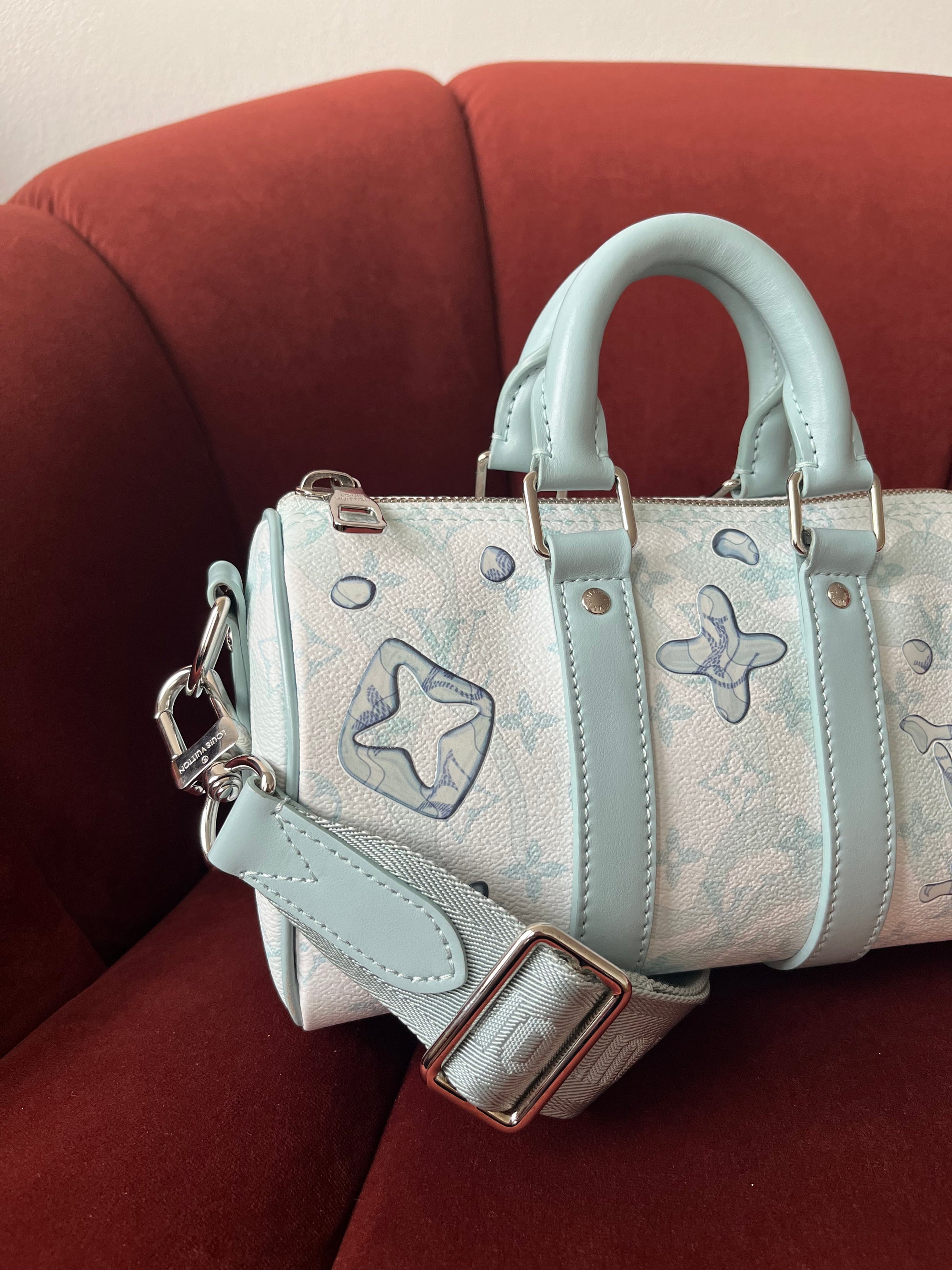 Louis Vuitton Aquagarden Keepall Bandouliere 25