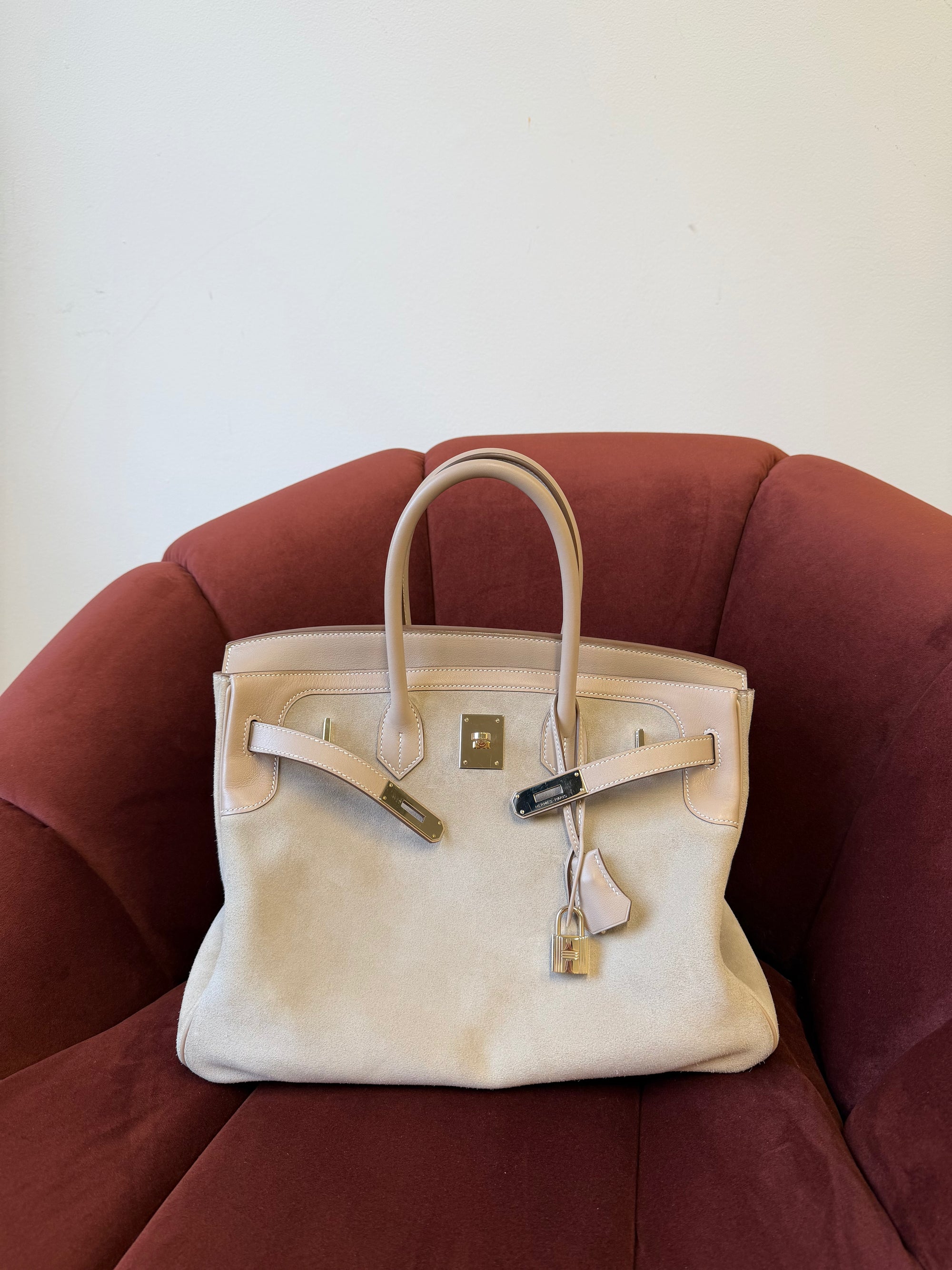 Hermès Birkin 35 Grizzly Veau Swift Argile (2012)