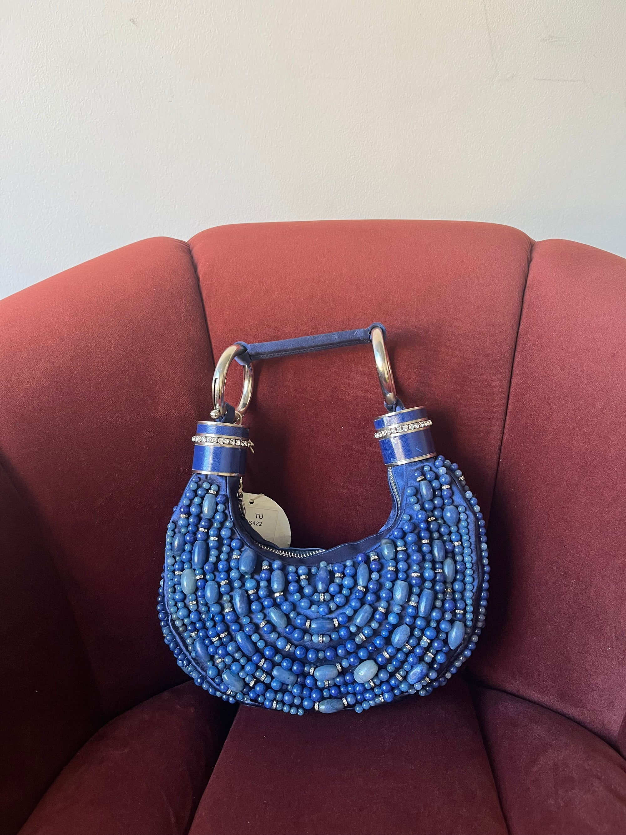 Chloe by Phoebe Philo Satin Beaded Bracelet Bag (2002)