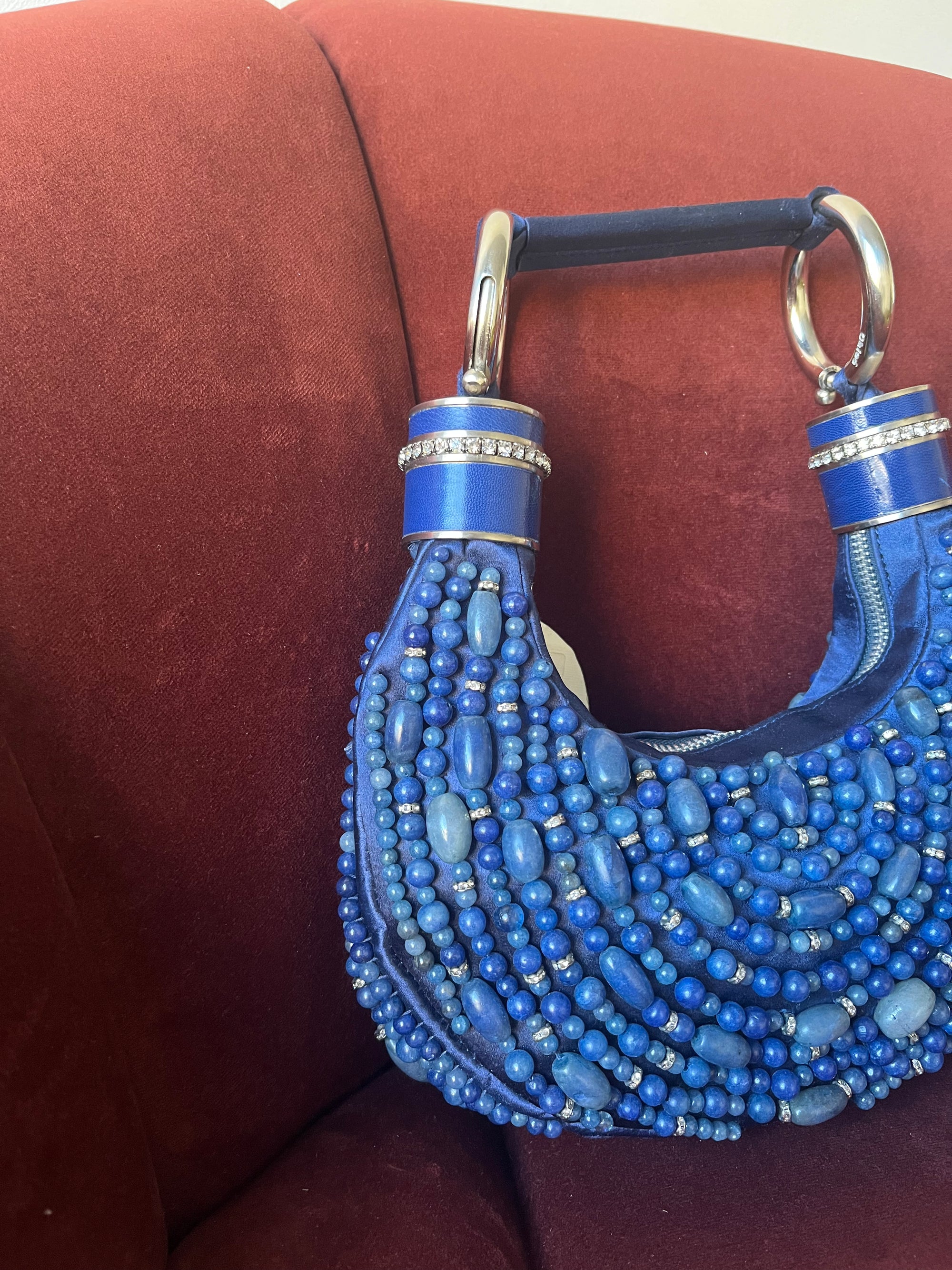 Chloe by Phoebe Philo Satin Beaded Bracelet Bag (2002)