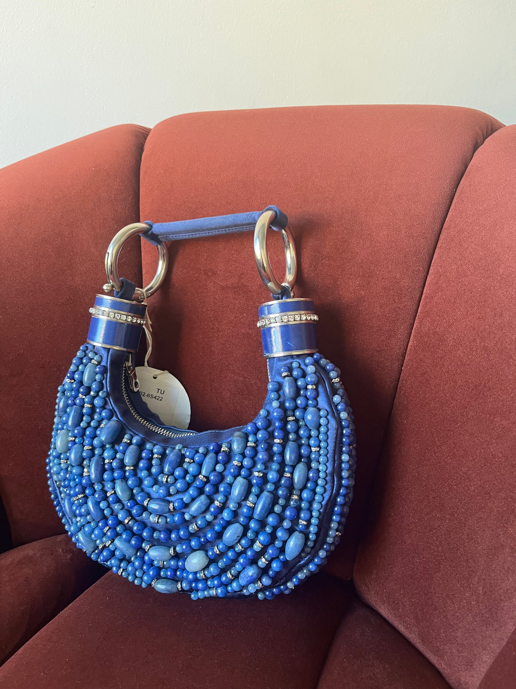 Chloe by Phoebe Philo Satin Beaded Bracelet Bag (2002)