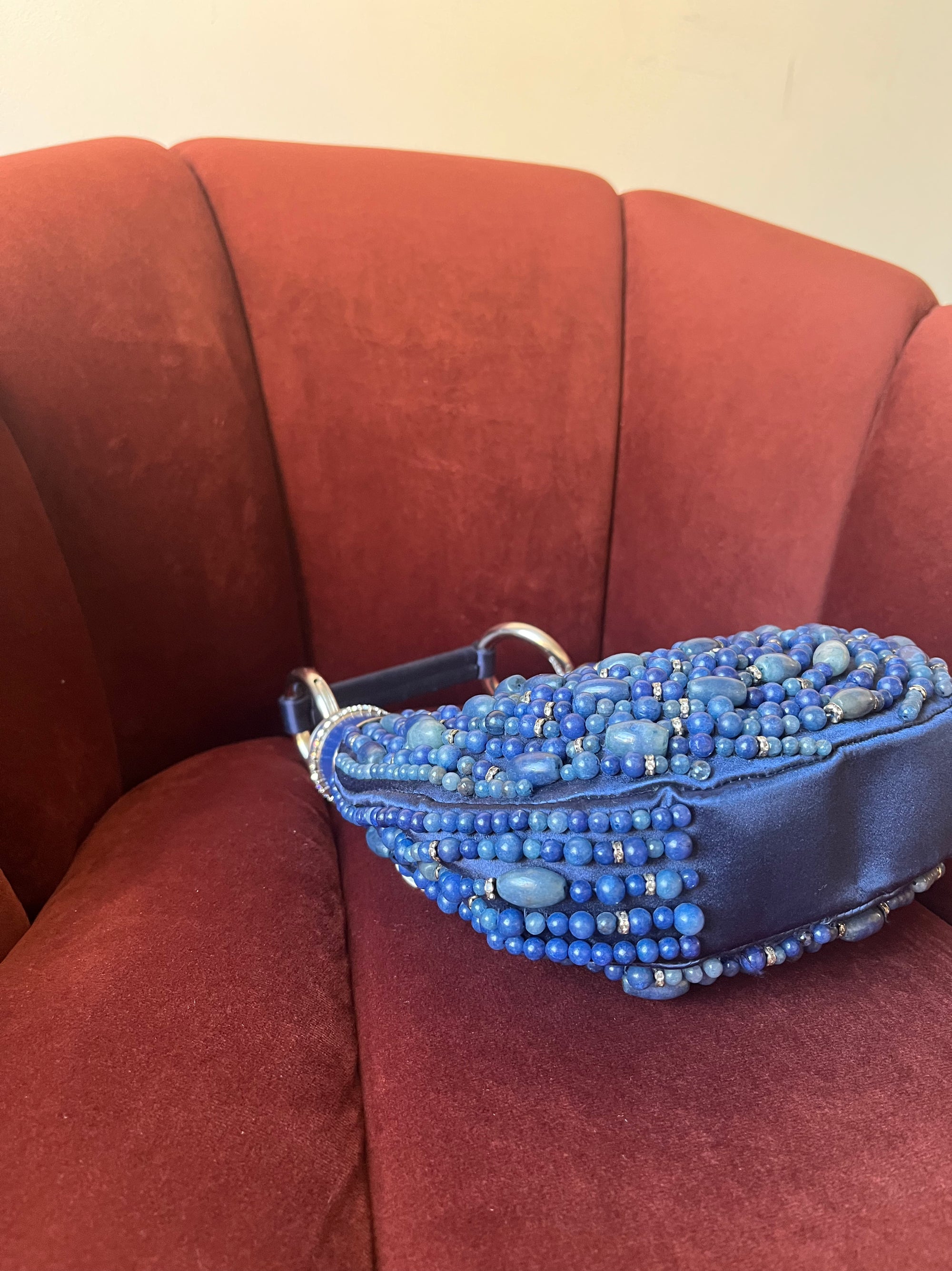 Chloe by Phoebe Philo Satin Beaded Bracelet Bag (2002)