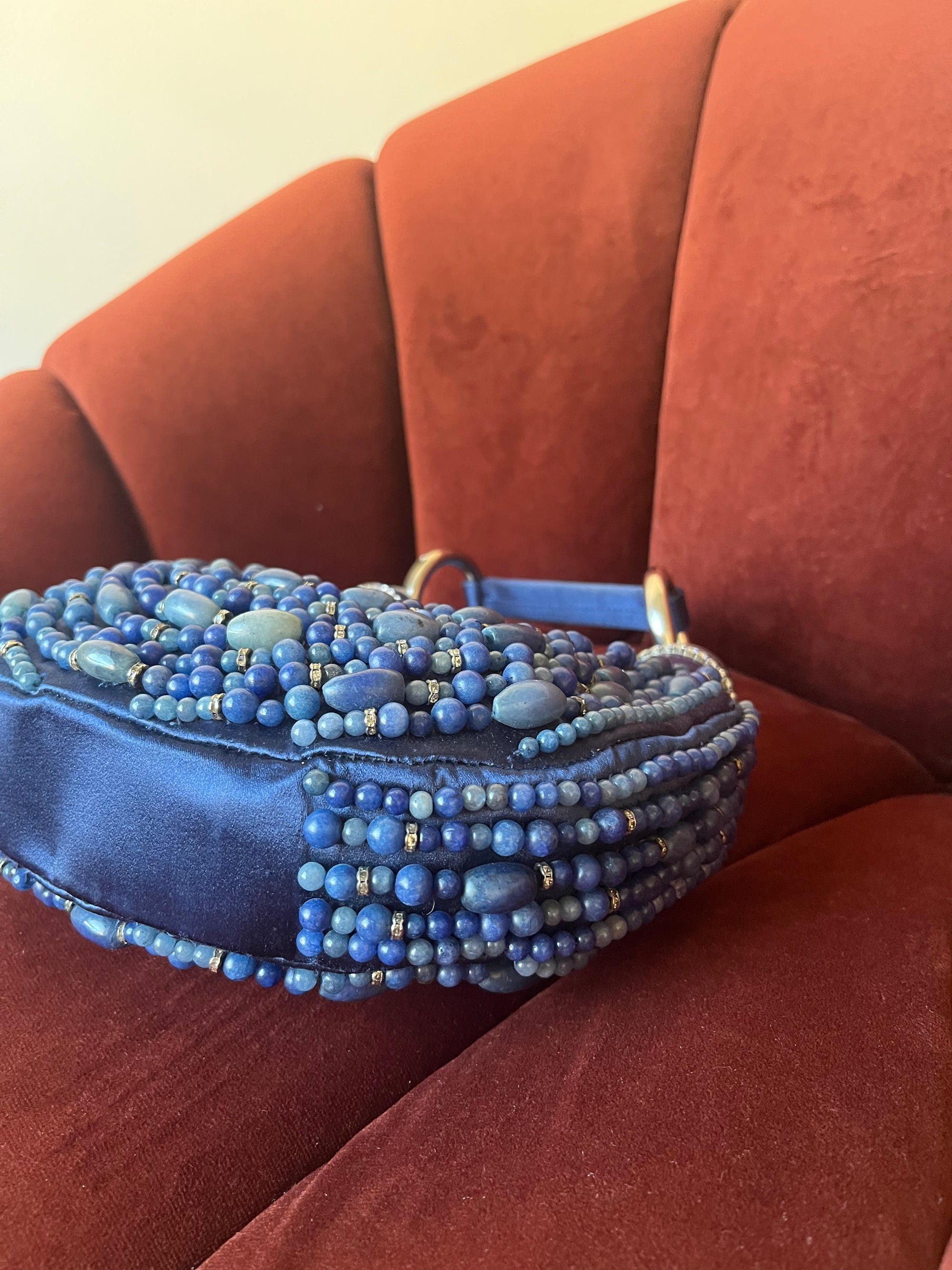 Chloe by Phoebe Philo Satin Beaded Bracelet Bag (2002)