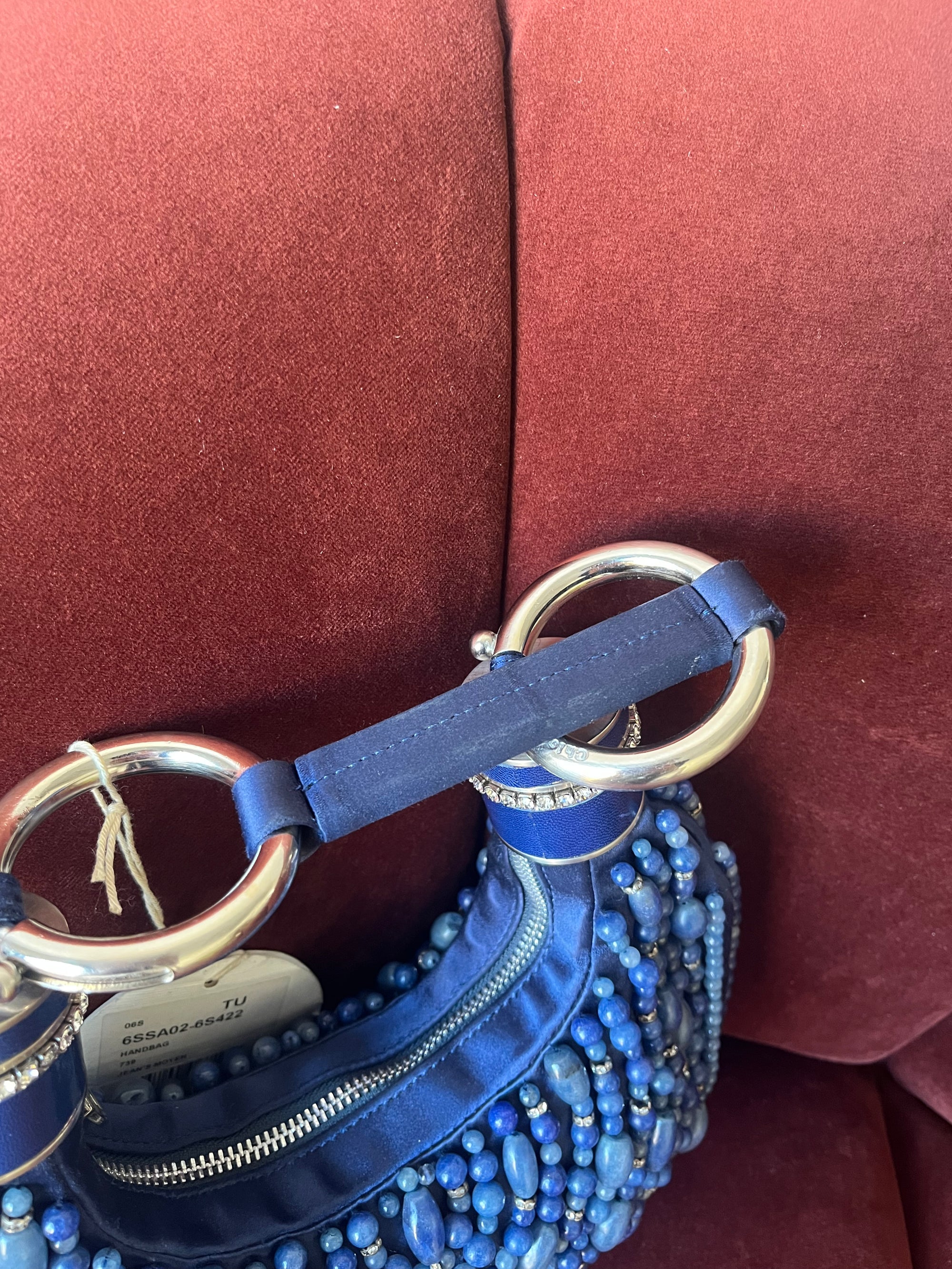 Chloe by Phoebe Philo Satin Beaded Bracelet Bag (2002)