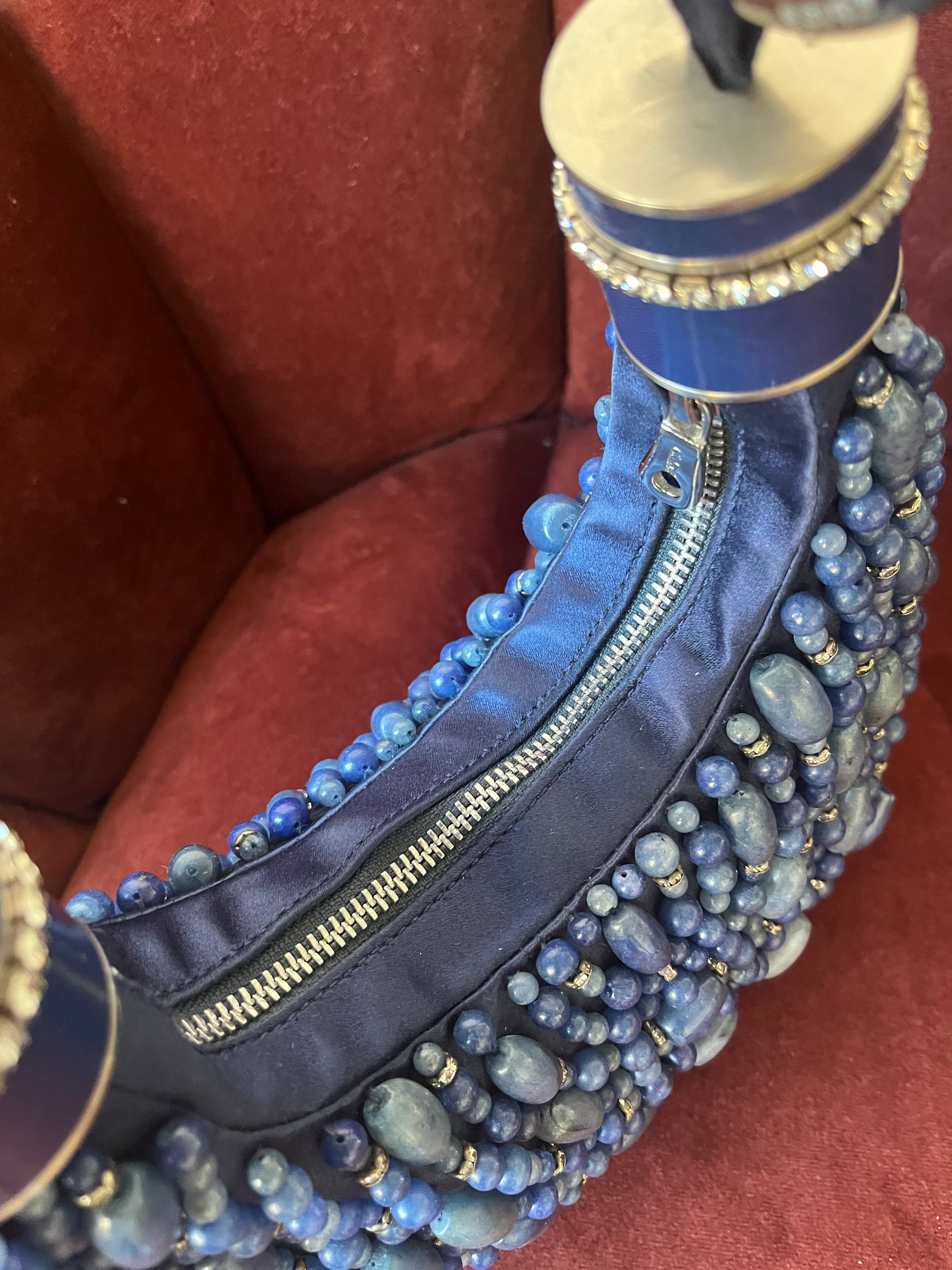 Chloe by Phoebe Philo Satin Beaded Bracelet Bag (2002)