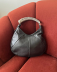 YSL Vintage Mini Mombasa In Black Leather