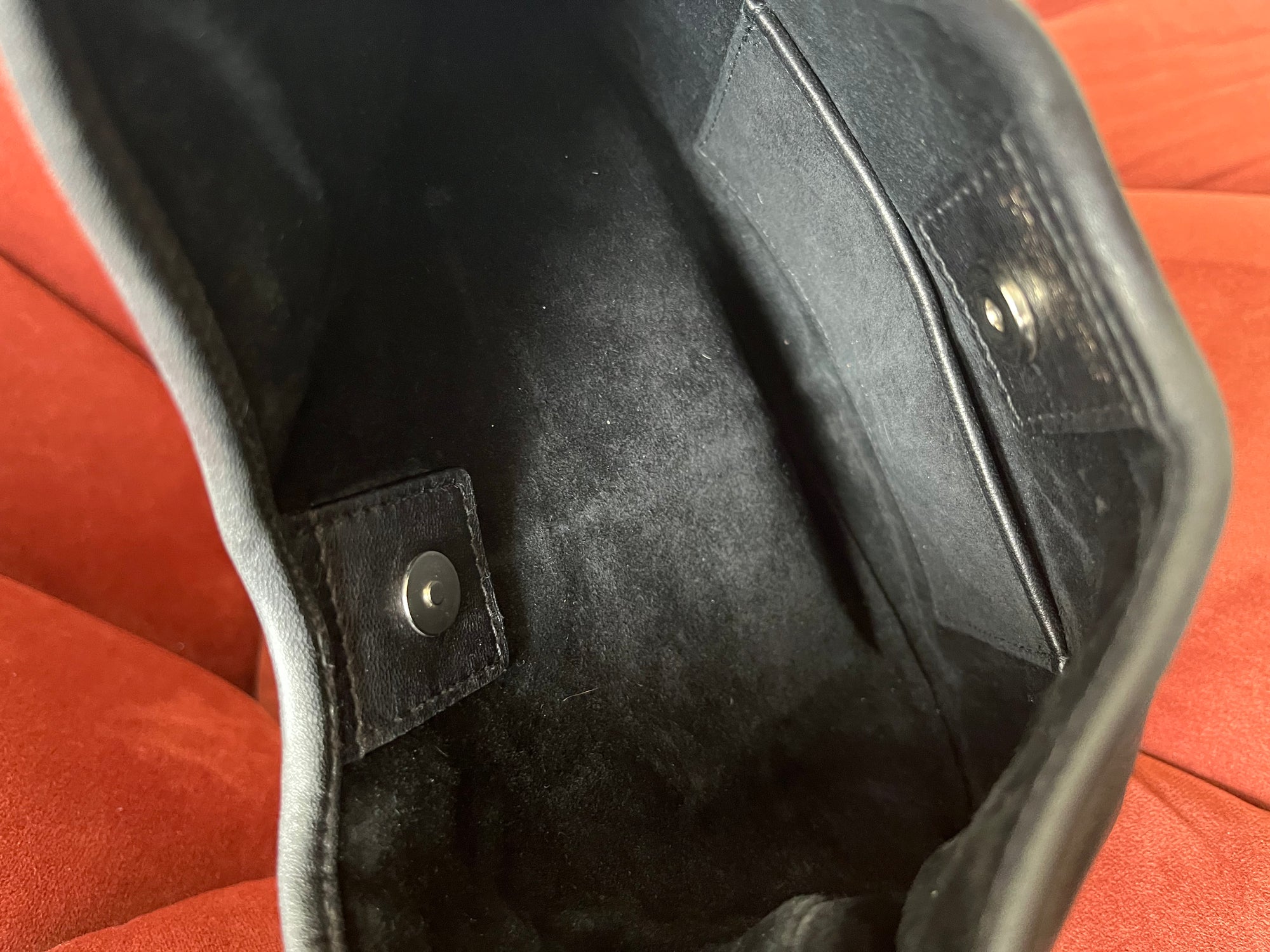 YSL Vintage Mini Mombasa In Black Leather