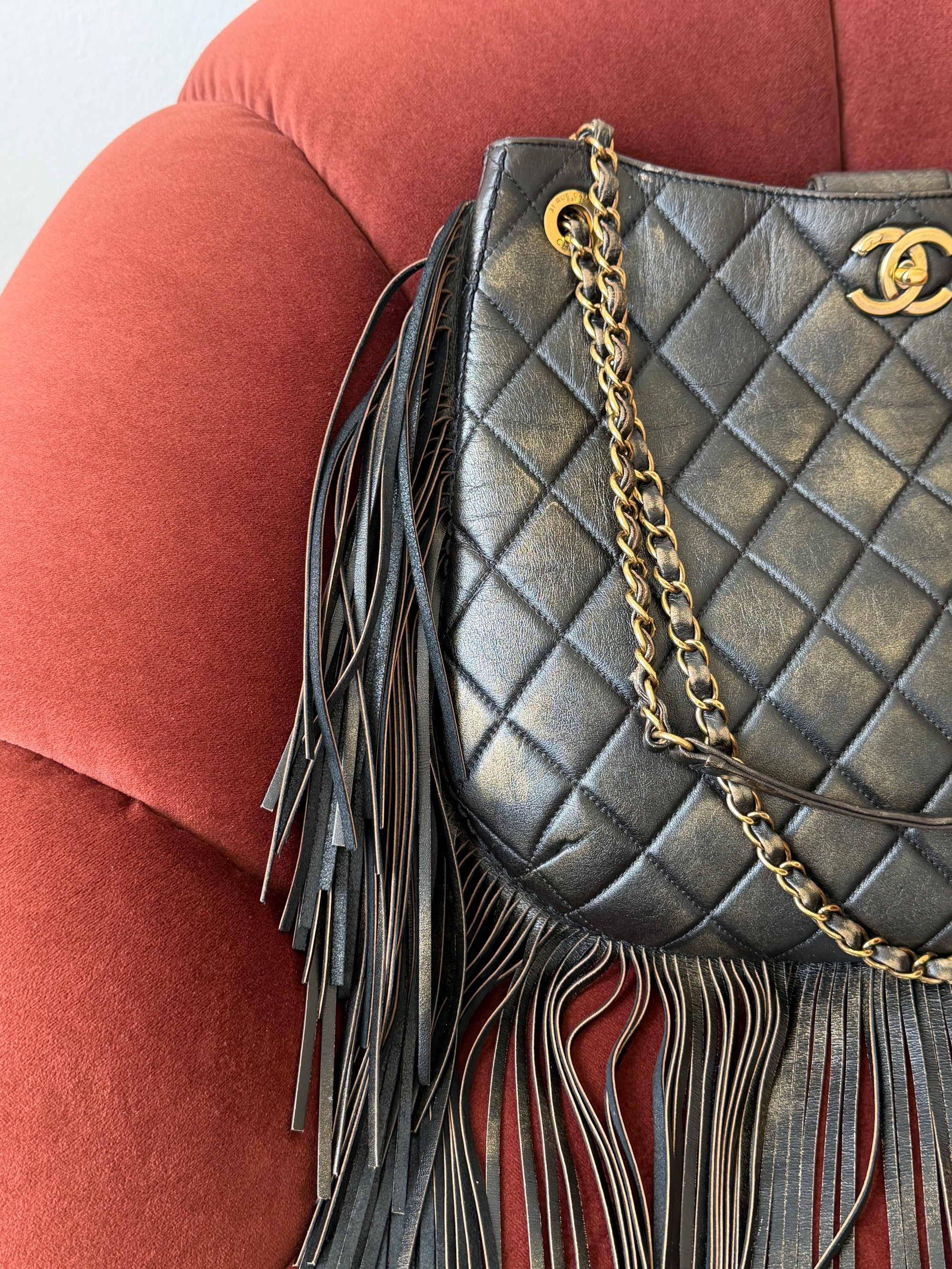 Chanel Paris-Dallas Metièrs D'Art Fringe Hobo (2014)