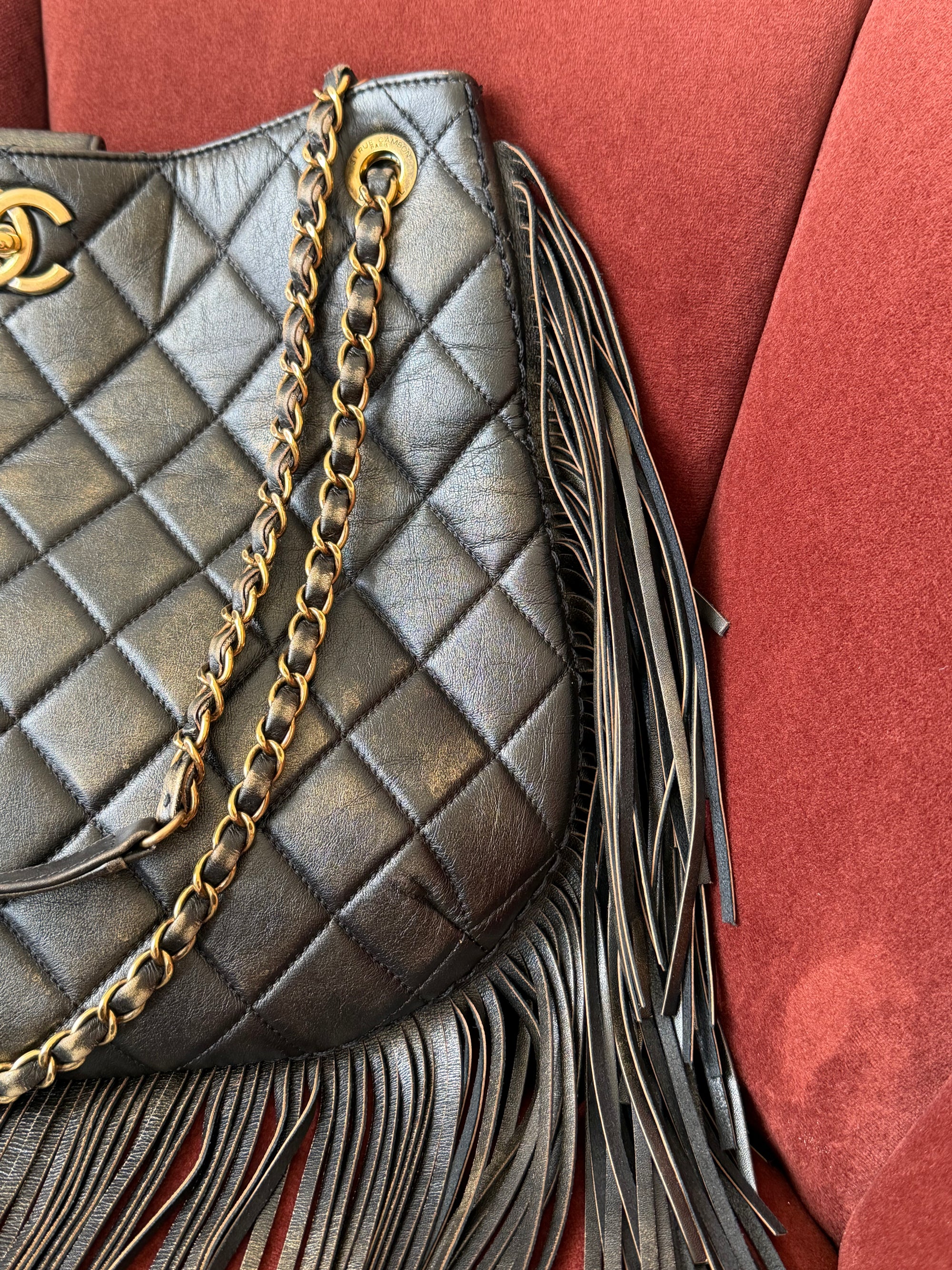 Chanel Paris-Dallas Metièrs D'Art Fringe Hobo (2014)