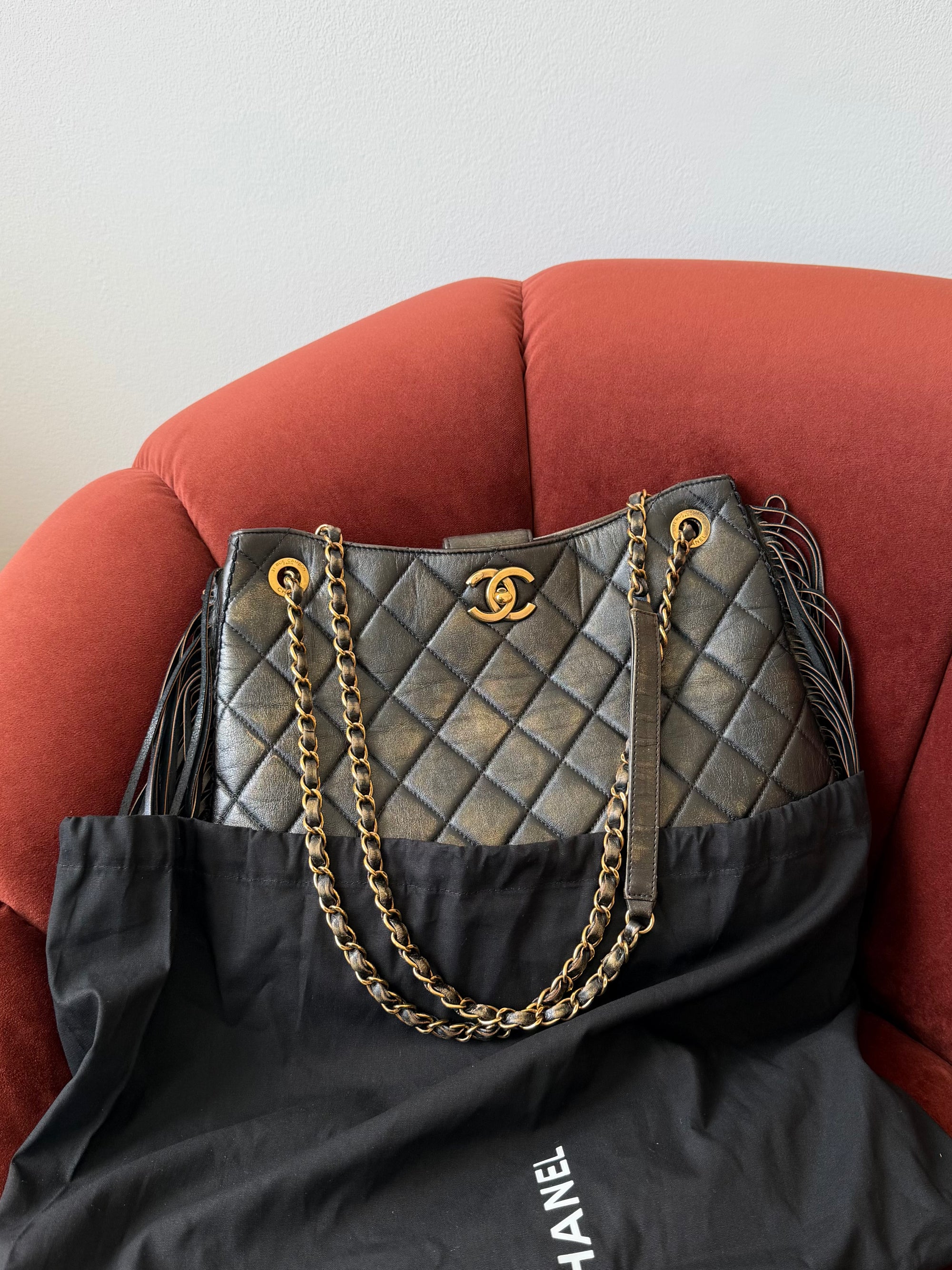 Chanel Paris-Dallas Metièrs D'Art Fringe Hobo (2014)