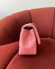 *ON HOLD* Chanel Mini Valentines Charm Flap In Pink Python (2014-15)