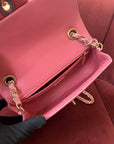 *ON HOLD* Chanel Mini Valentines Charm Flap In Pink Python (2014-15)