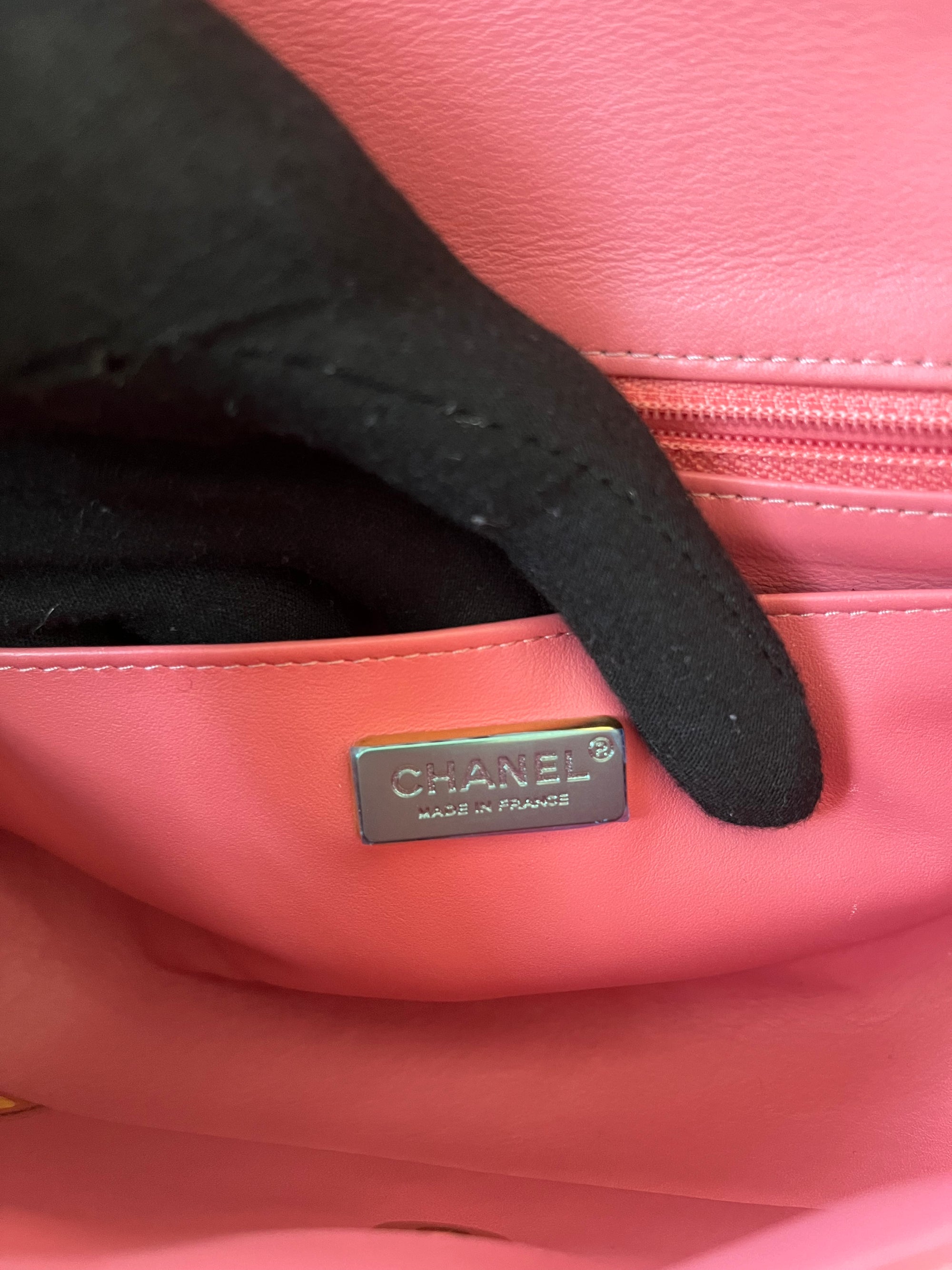 *ON HOLD* Chanel Mini Valentines Charm Flap In Pink Python (2014-15)