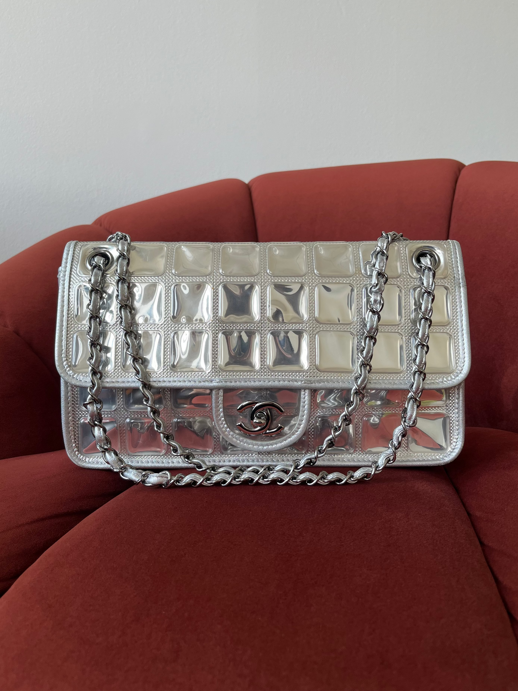 Chanel Silver Ice Cube Flap (2008)
