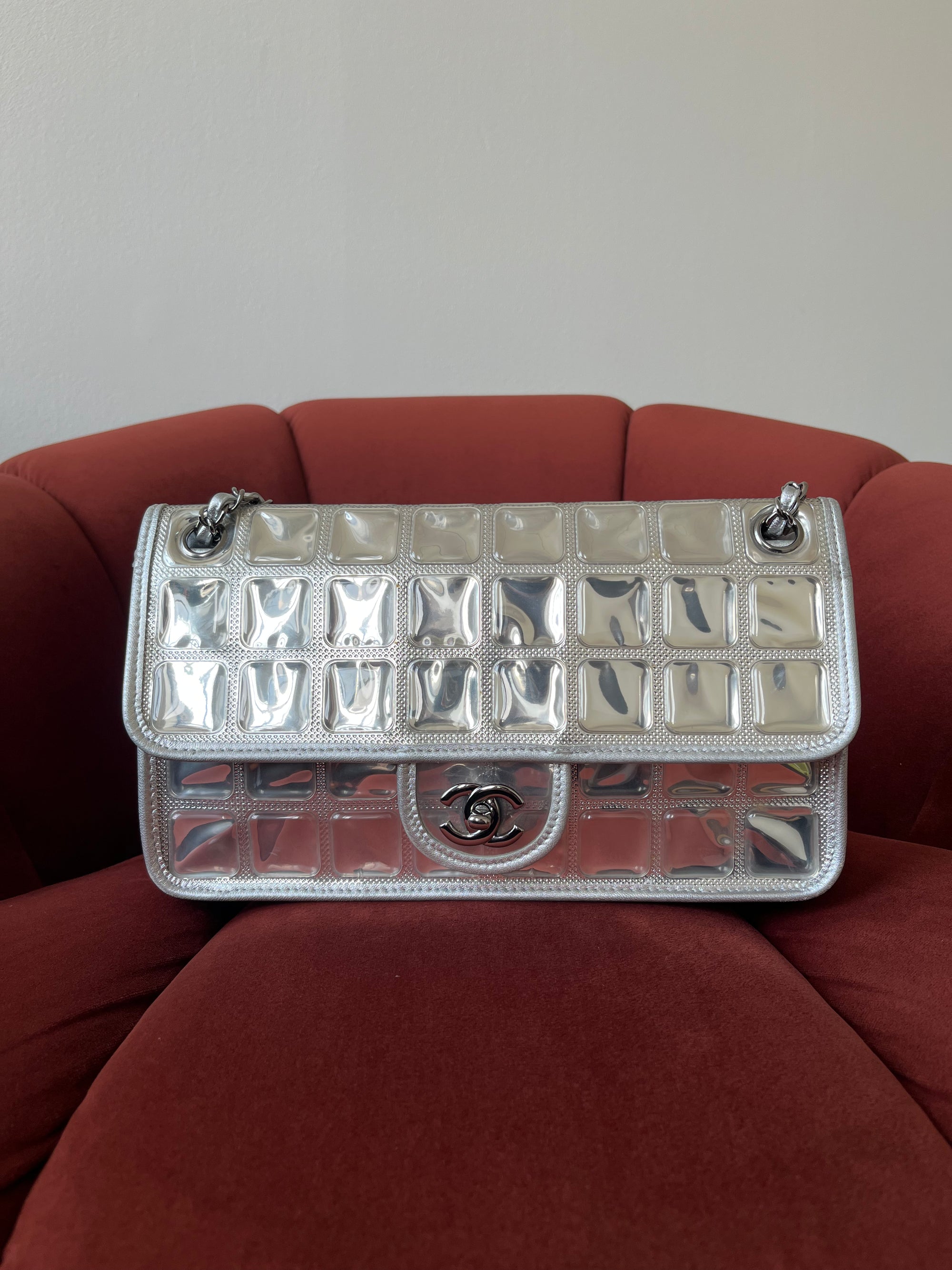 Chanel Silver Ice Cube Flap (2008)