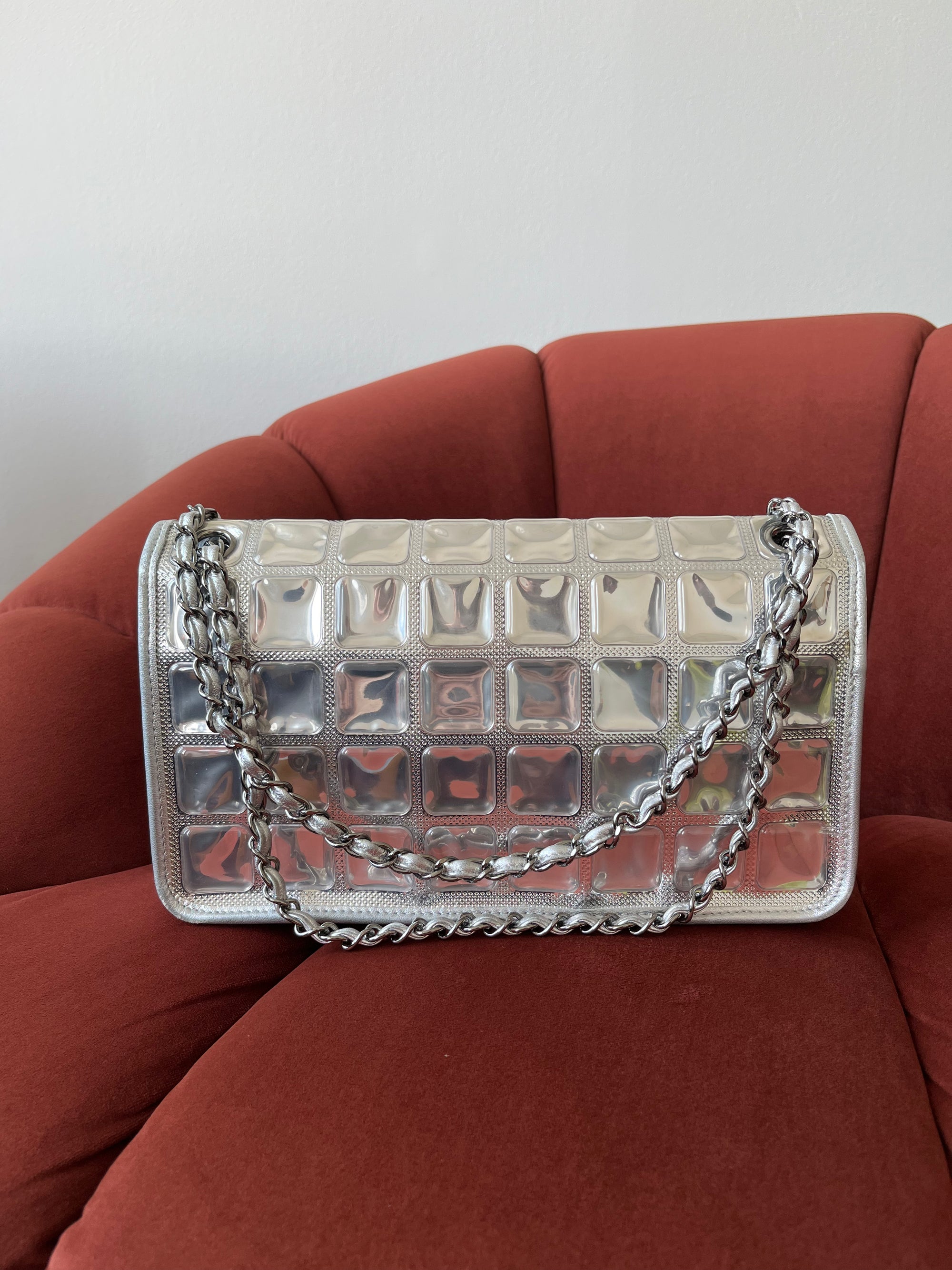 Chanel Silver Ice Cube Flap (2008)