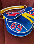 Dior Limited Edition "Adiorable" 69 Blue Velvet Saddle Bag (2003)