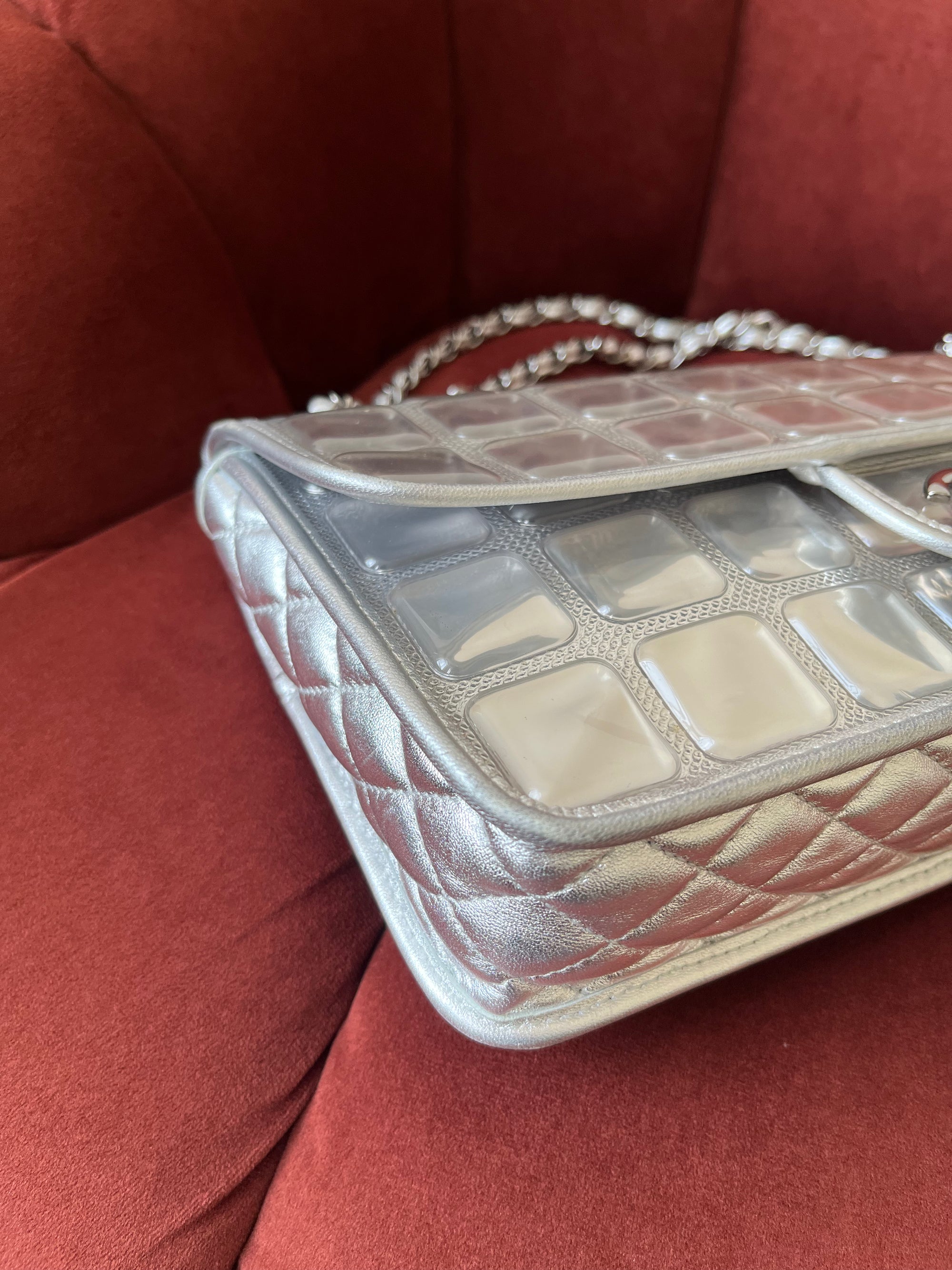 Chanel Silver Ice Cube Flap (2008)