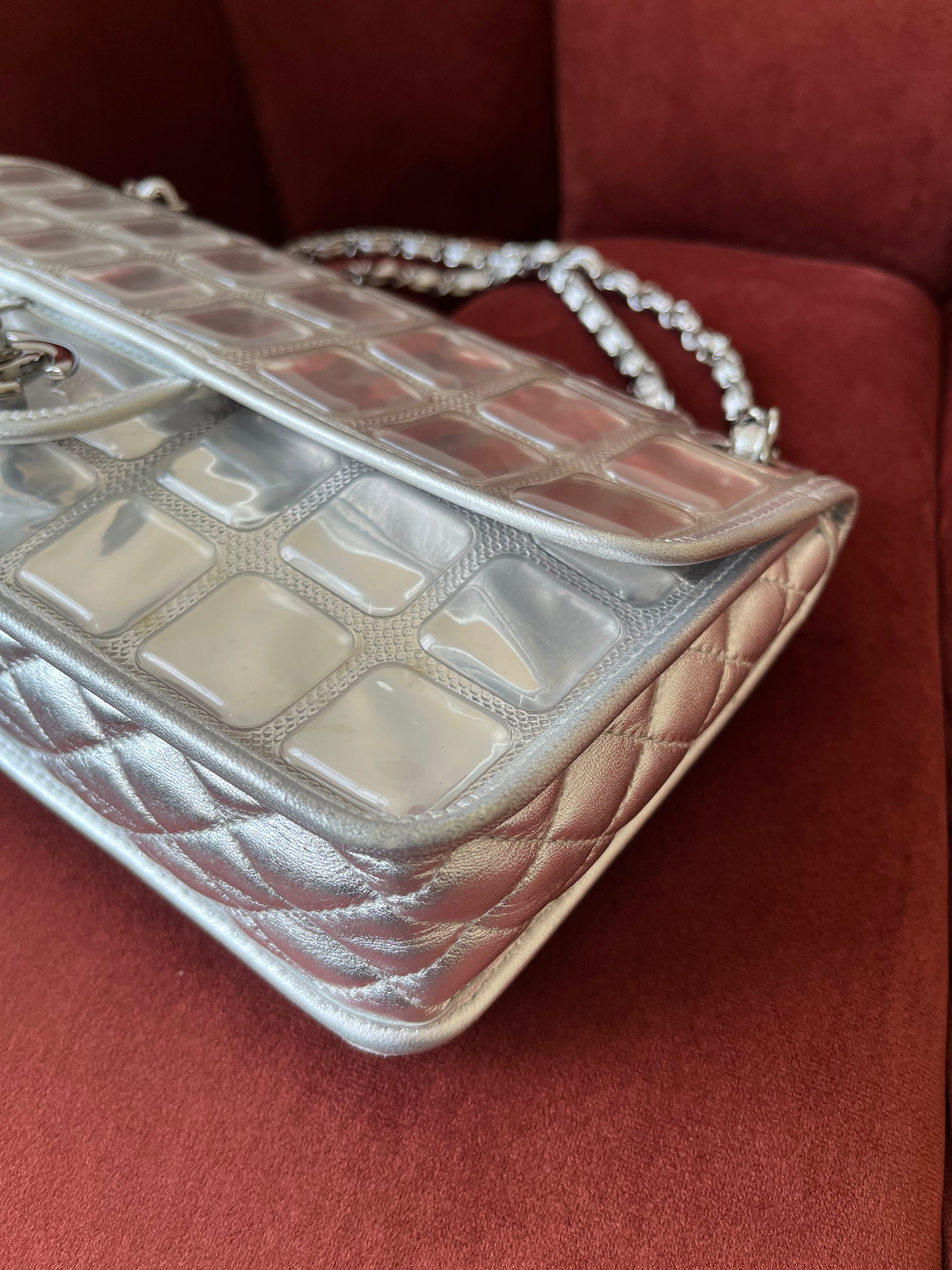 Chanel Silver Ice Cube Flap (2008)