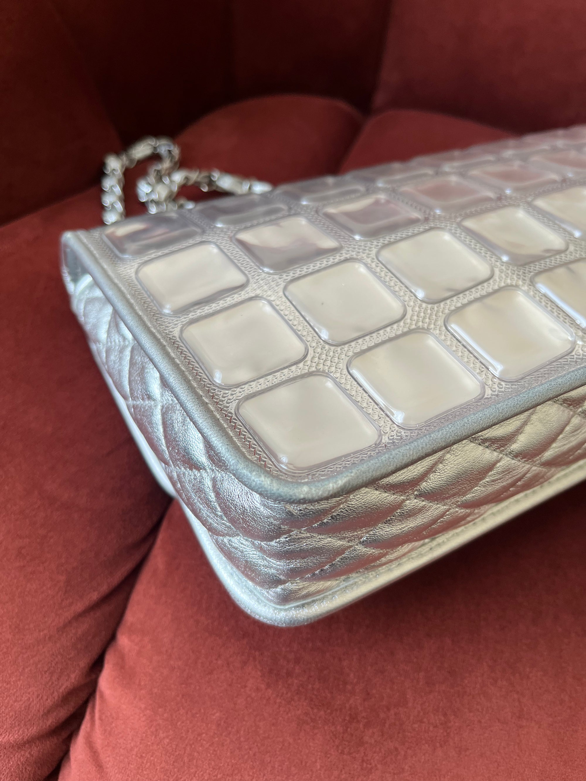 Chanel Silver Ice Cube Flap (2008)