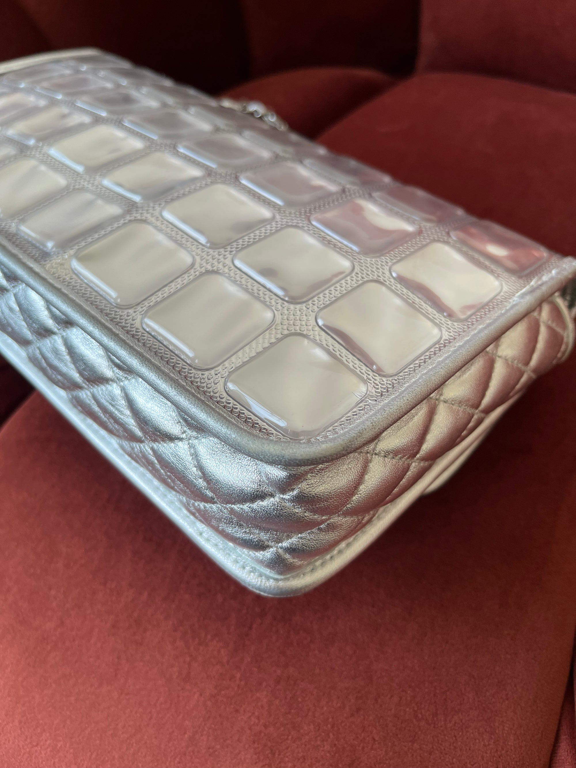 Chanel Silver Ice Cube Flap (2008)