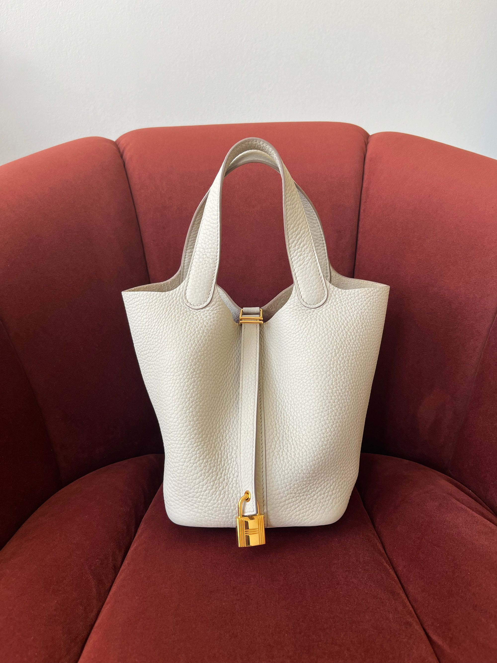 Hermès Picotin 18 In Craie Clemence (2023)