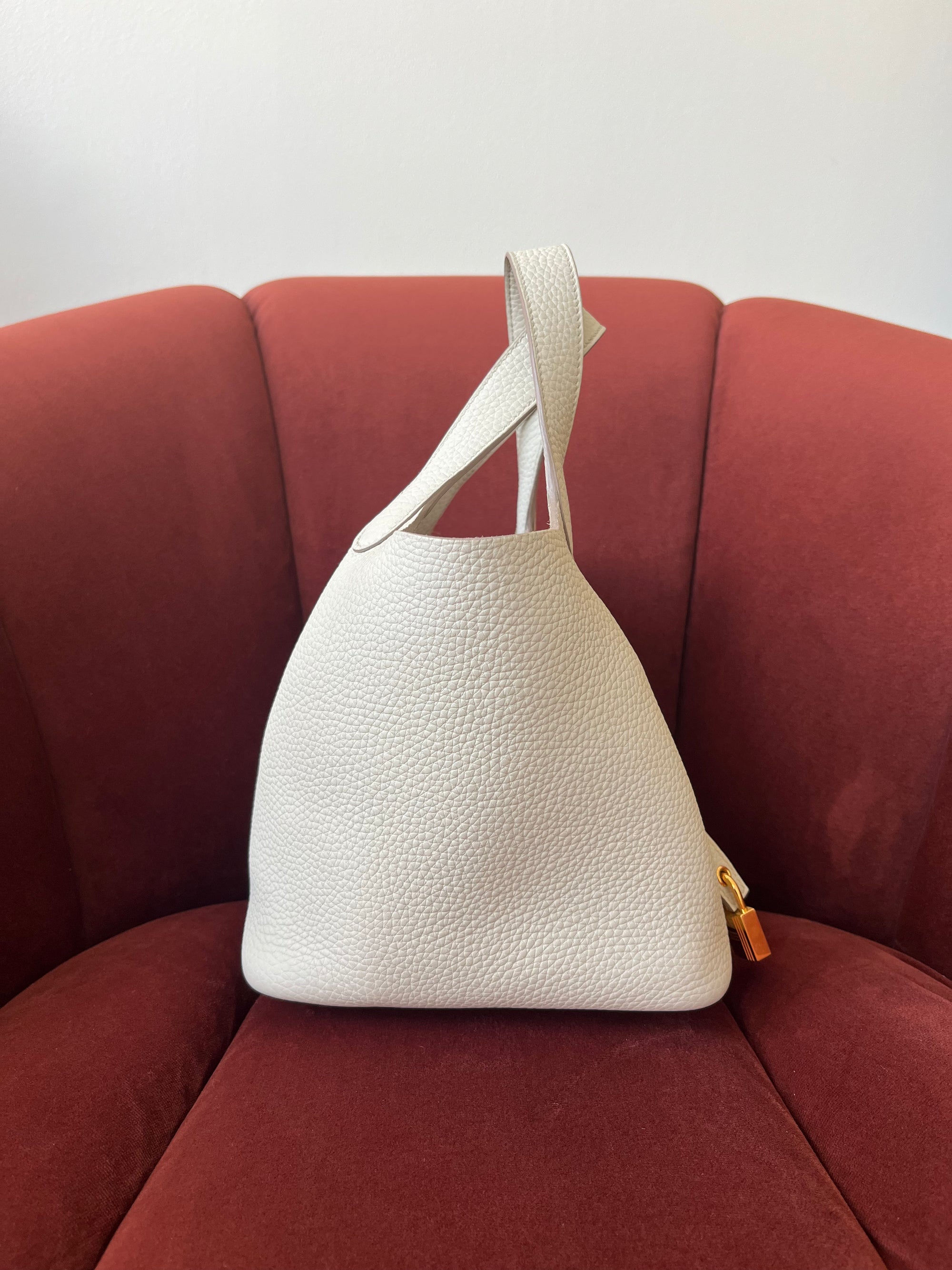 Hermès Picotin 18 In Craie Clemence (2023)