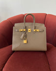 Hermès Birkin 25 Sellier In Etoupe Epsom (2020)