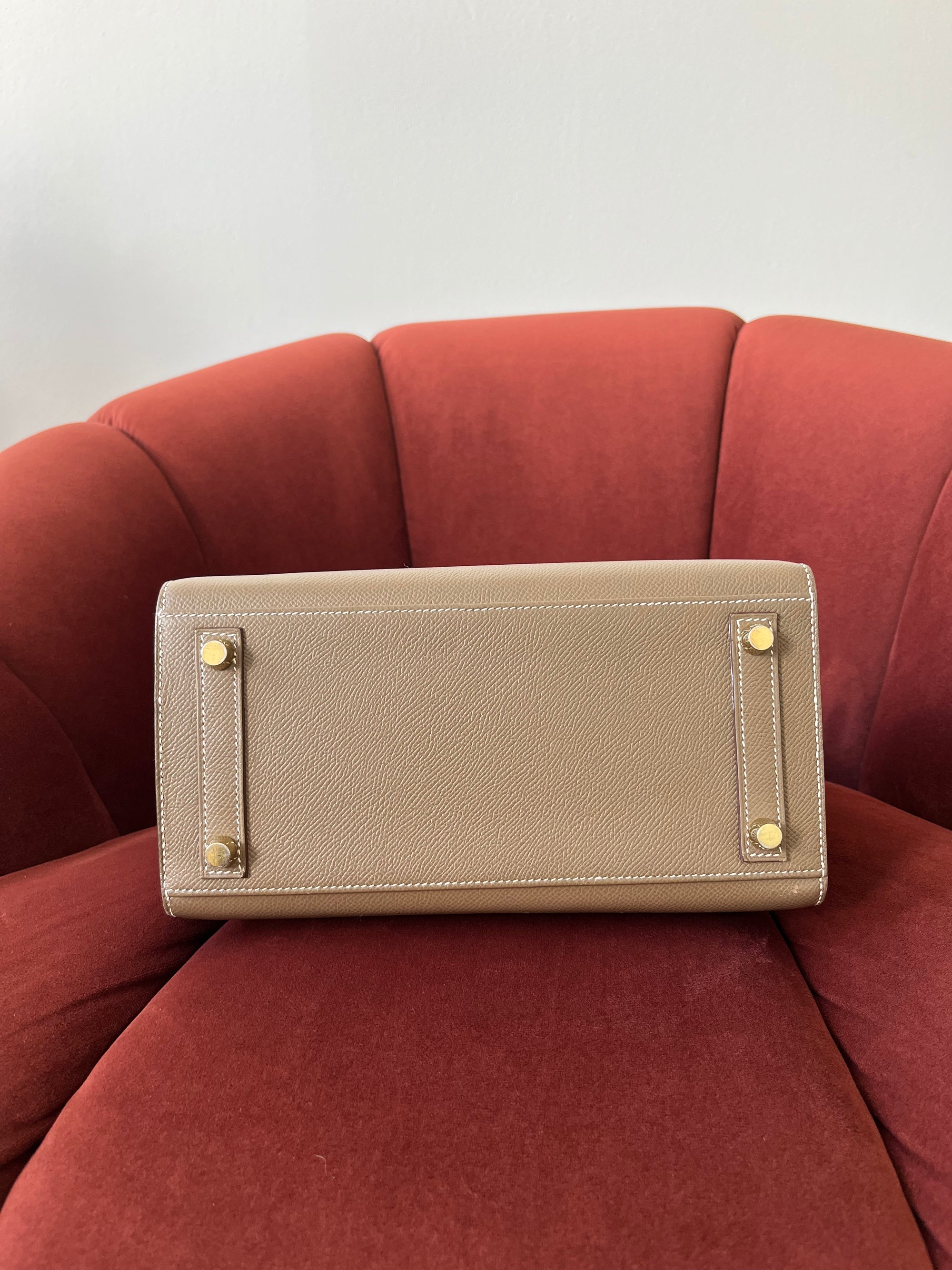 Hermès Birkin 25 Sellier In Etoupe Epsom (2020)