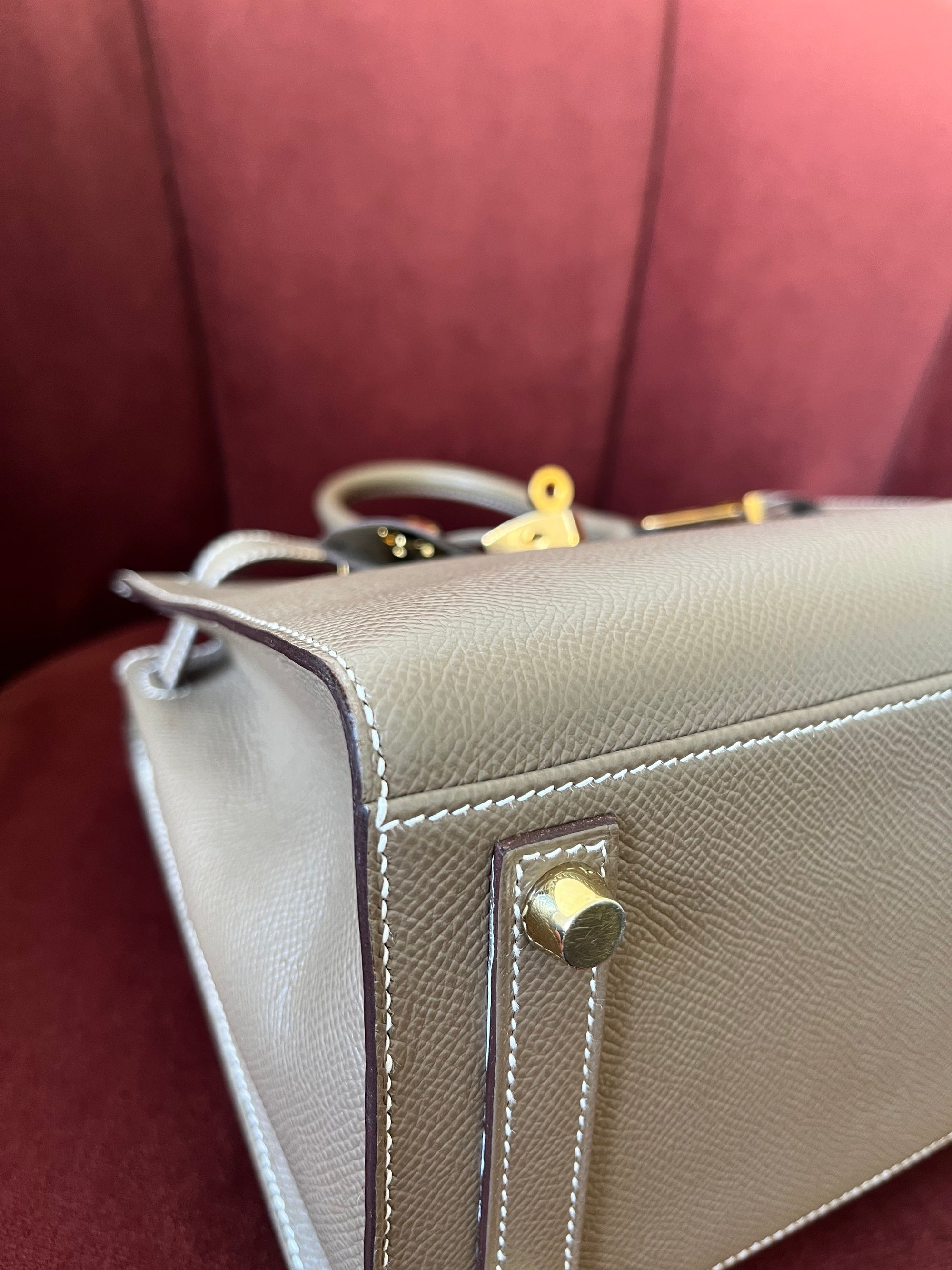 Hermès Birkin 25 Sellier In Etoupe Epsom (2020)