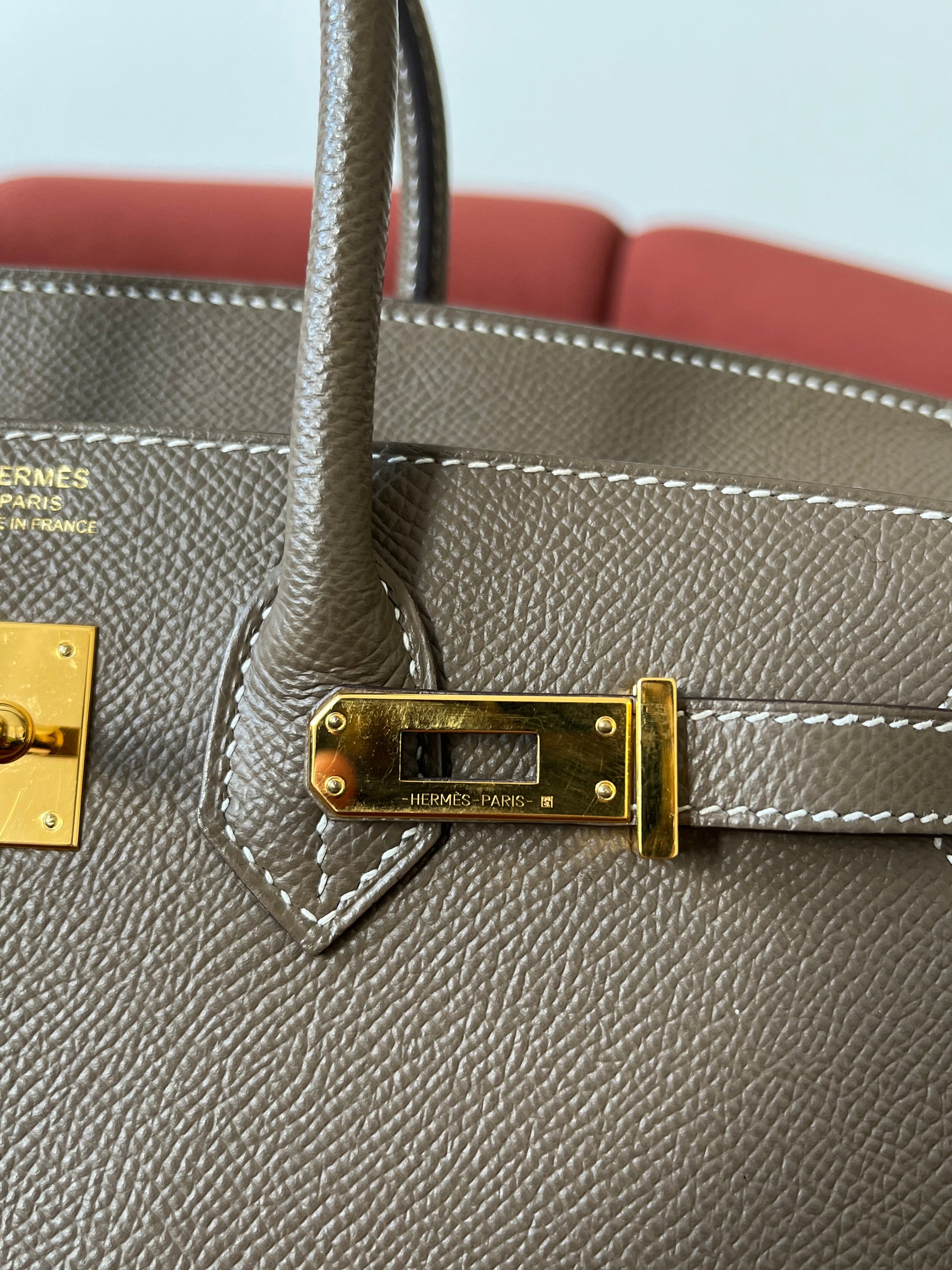 Hermès Birkin 25 Sellier In Etoupe Epsom (2020)