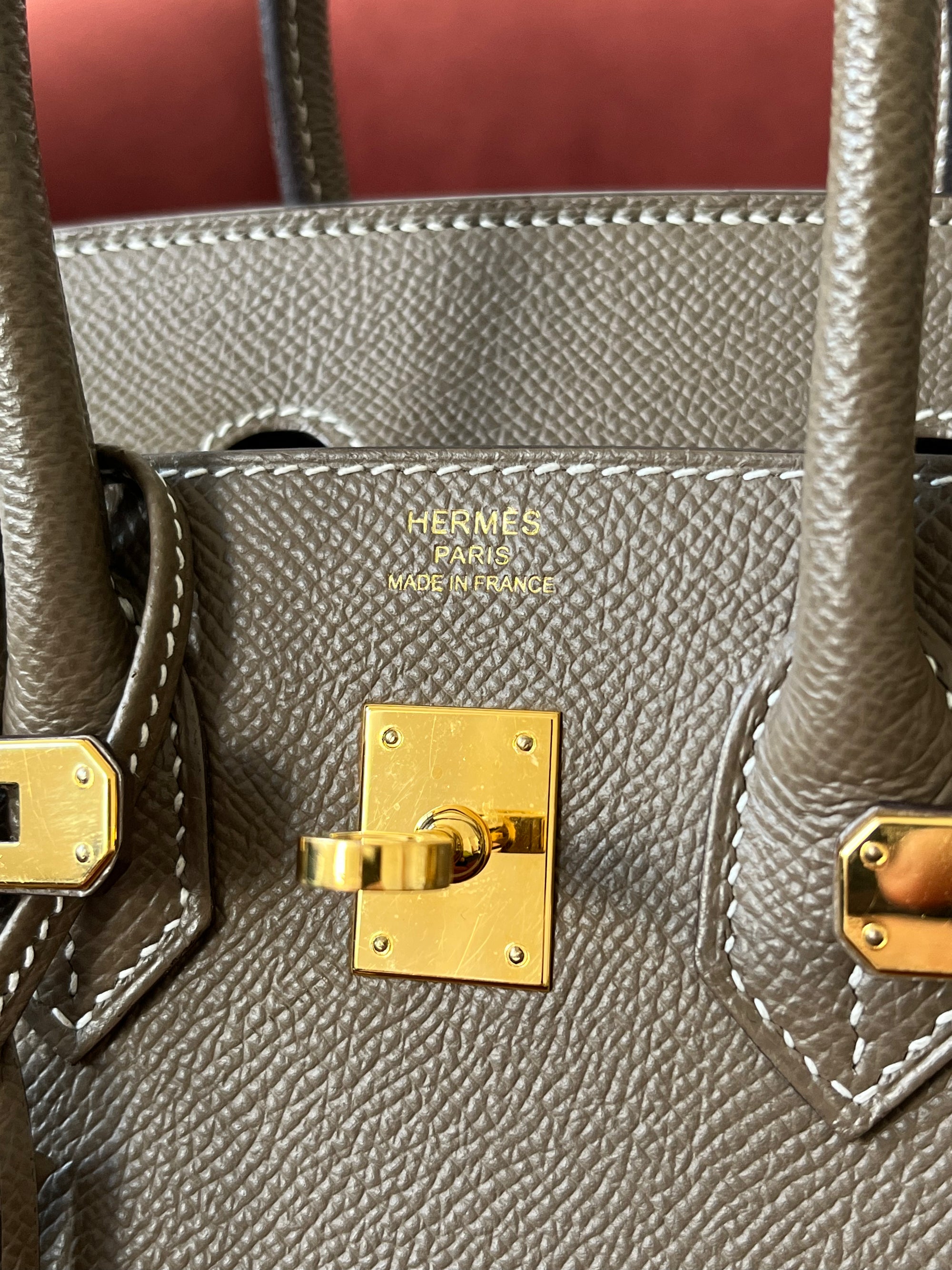 Hermès Birkin 25 Sellier In Etoupe Epsom (2020)
