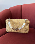 Chanel Stone Handle Mini Flap In Natural Python (2003)