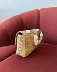 Chanel Stone Handle Mini Flap In Natural Python (2003)