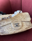 Chanel Stone Handle Mini Flap In Natural Python (2003)