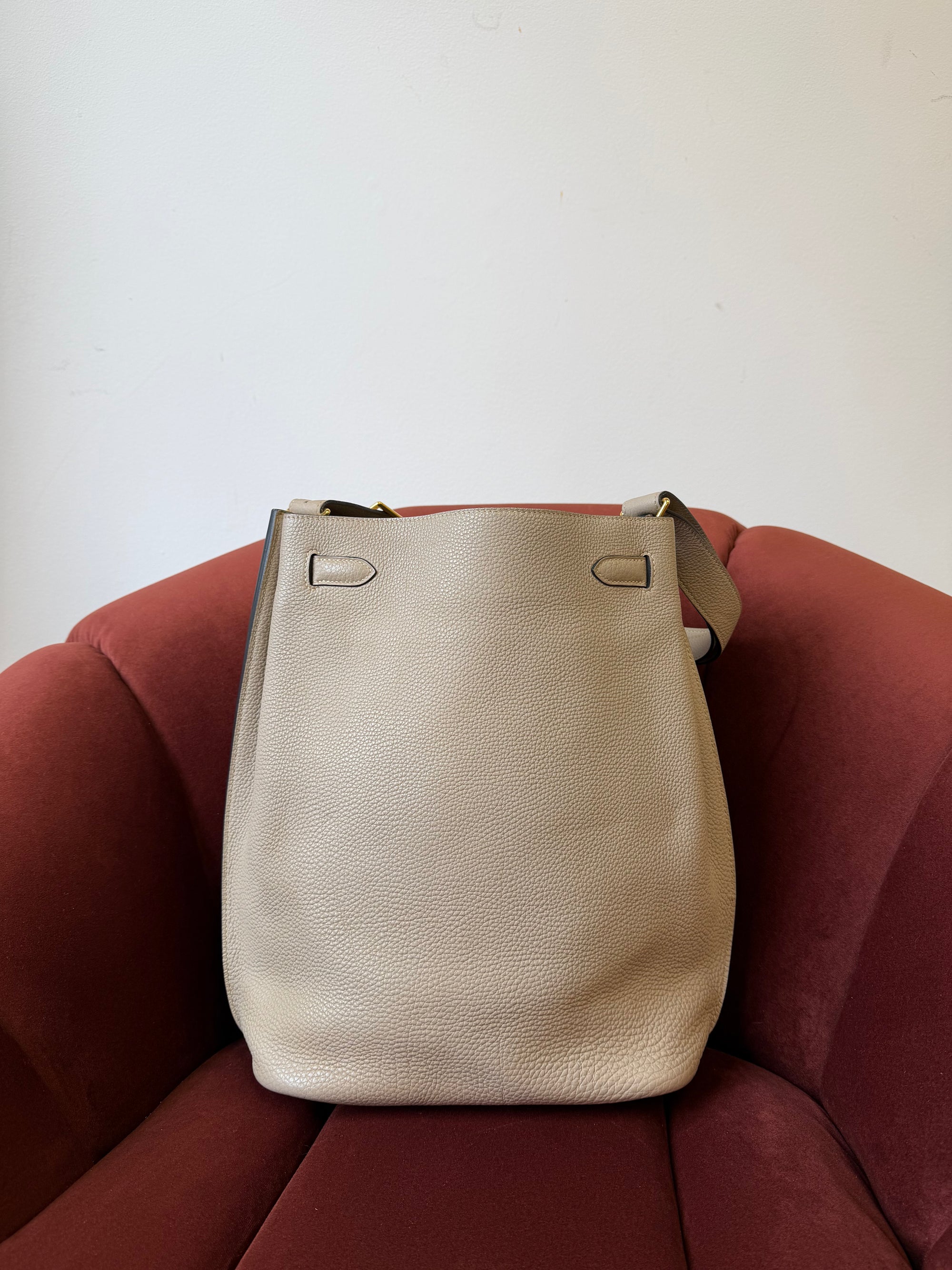 Hermès So Kelly 26 In Gris Tourterelle Togo (2008)
