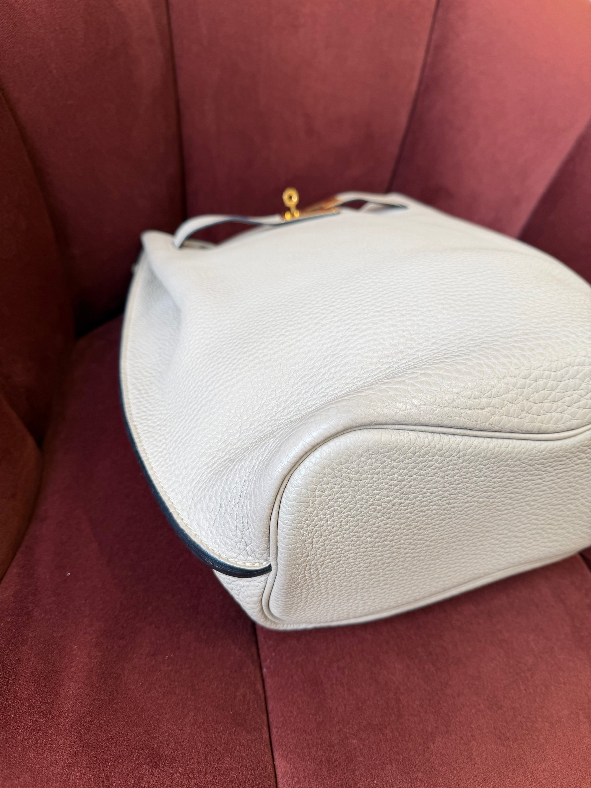 Hermès So Kelly 26 In Gris Tourterelle Togo (2008)
