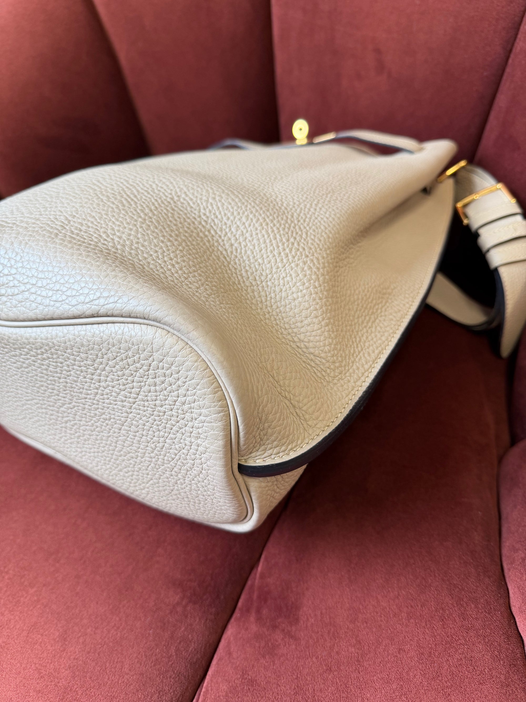 Hermès So Kelly 26 In Gris Tourterelle Togo (2008)