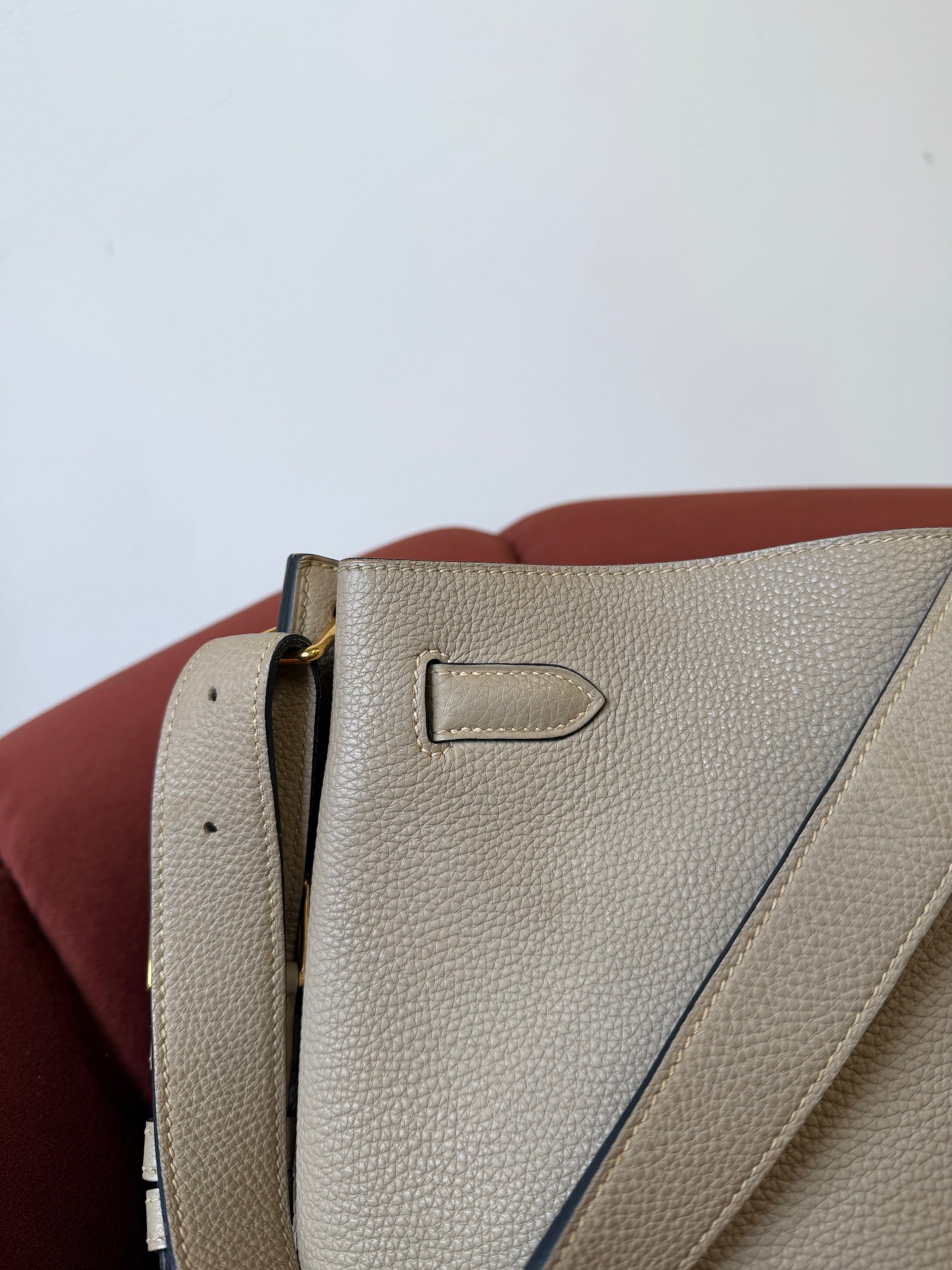 Hermès So Kelly 26 In Gris Tourterelle Togo (2008)
