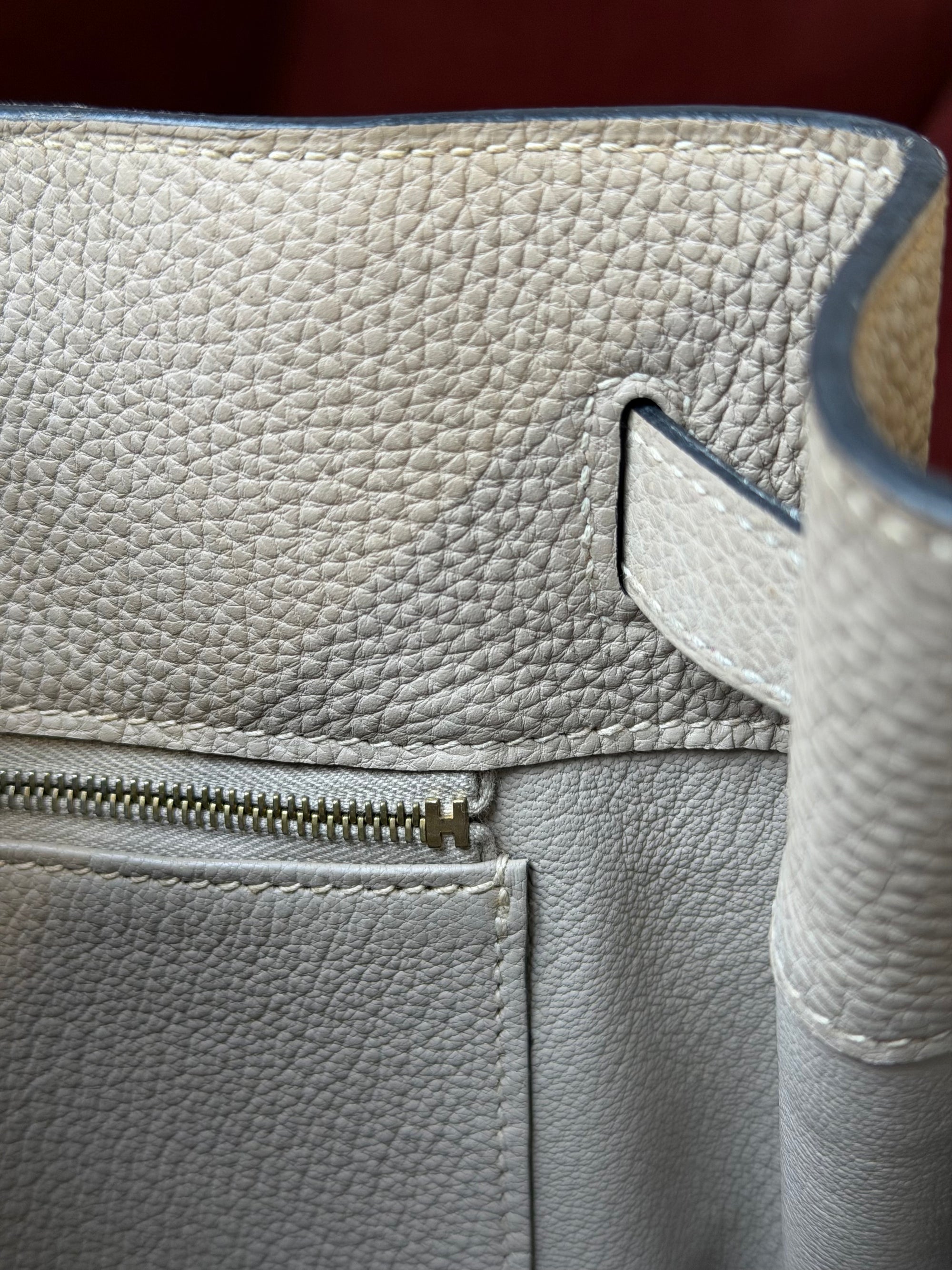 Hermès So Kelly 26 In Gris Tourterelle Togo (2008)