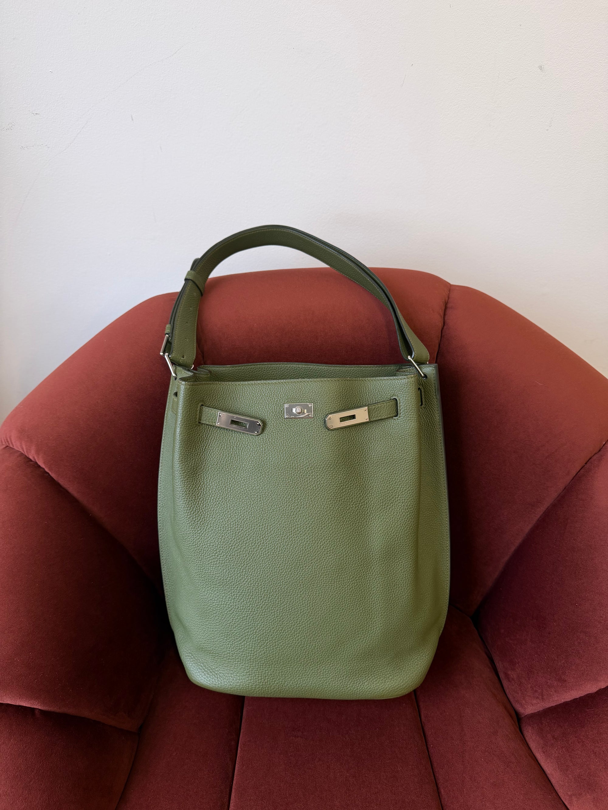 Hermès So Kelly 26 In Vert Canopee Togo (2013)
