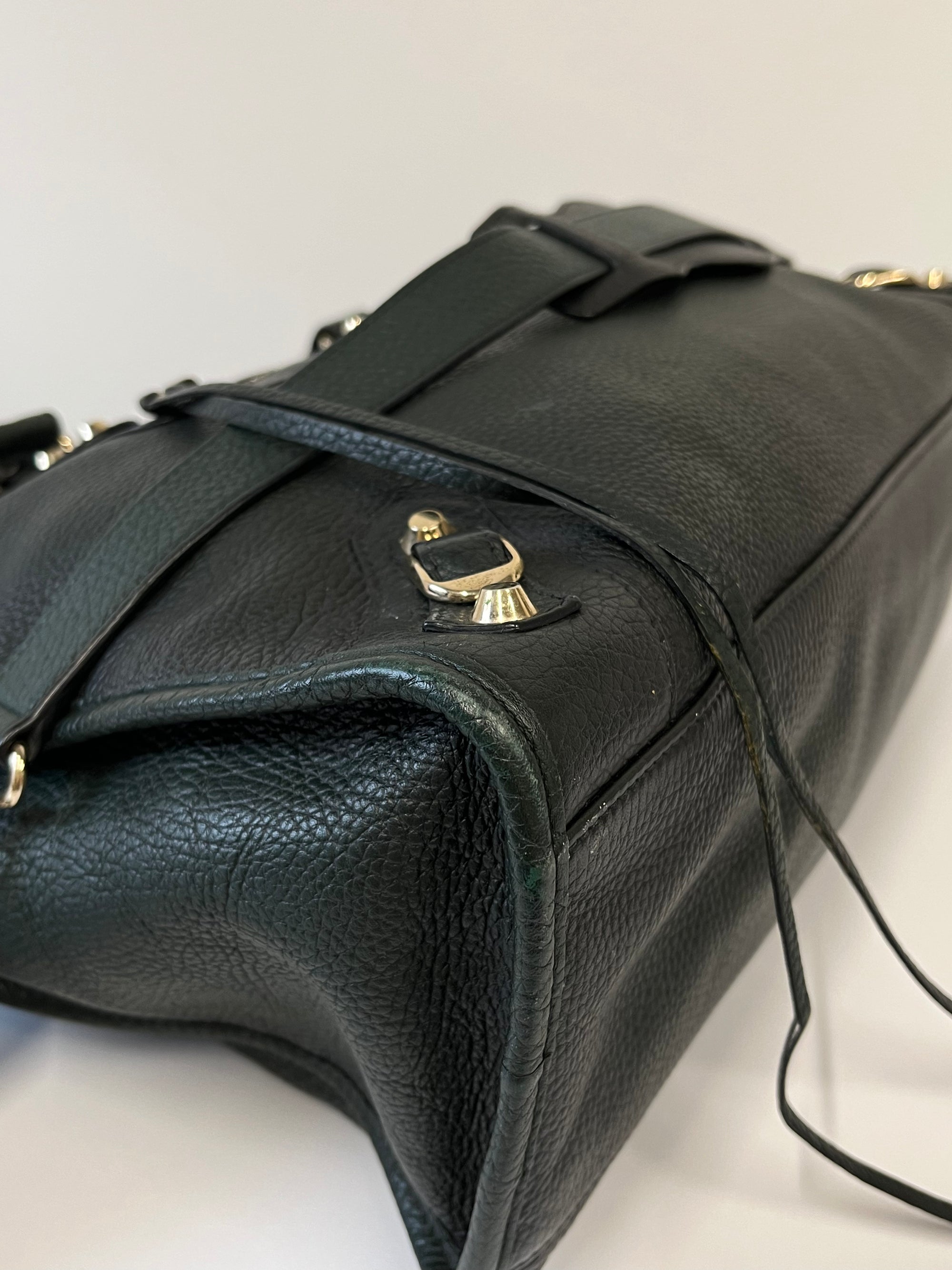 Balenciaga Medium Forest Green City Bag