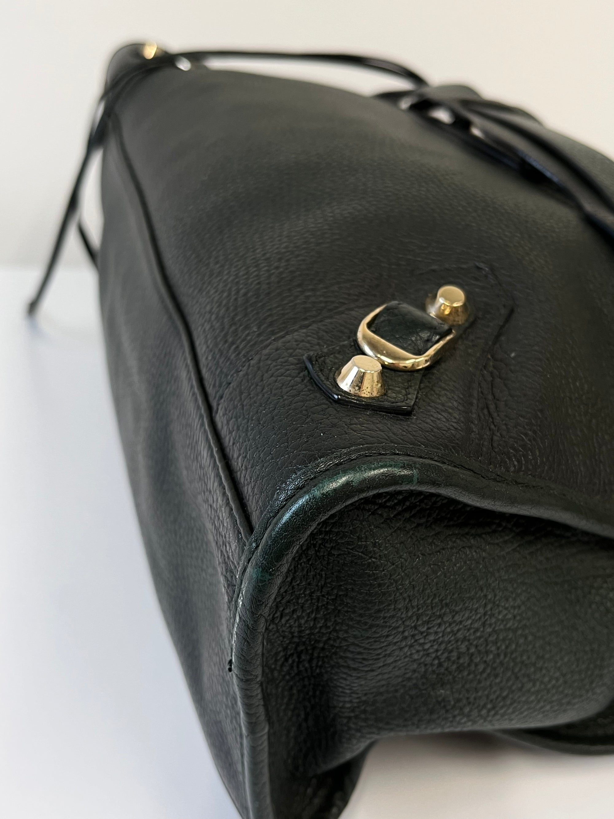 Balenciaga Medium Forest Green City Bag