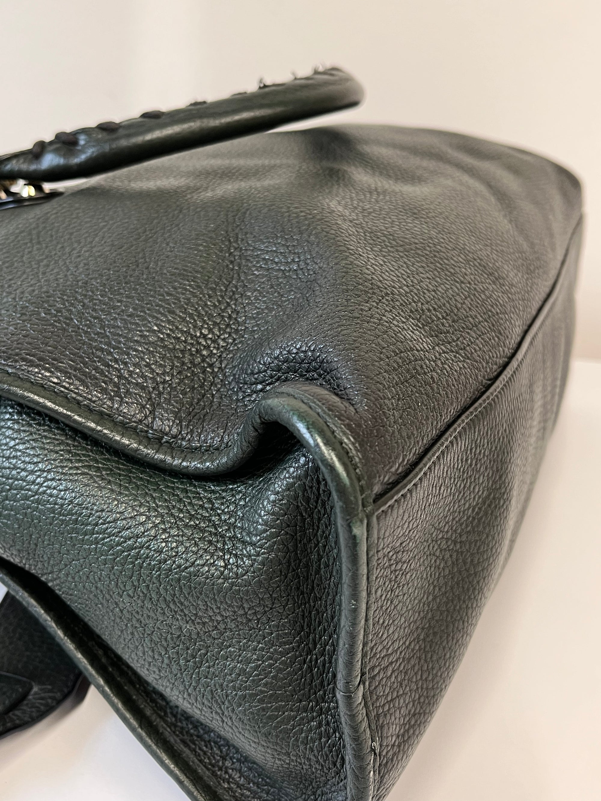 Balenciaga Medium Forest Green City Bag