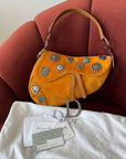 Dior by Galliano Limited Edition Embellished Suede Saddle Bag (2009)